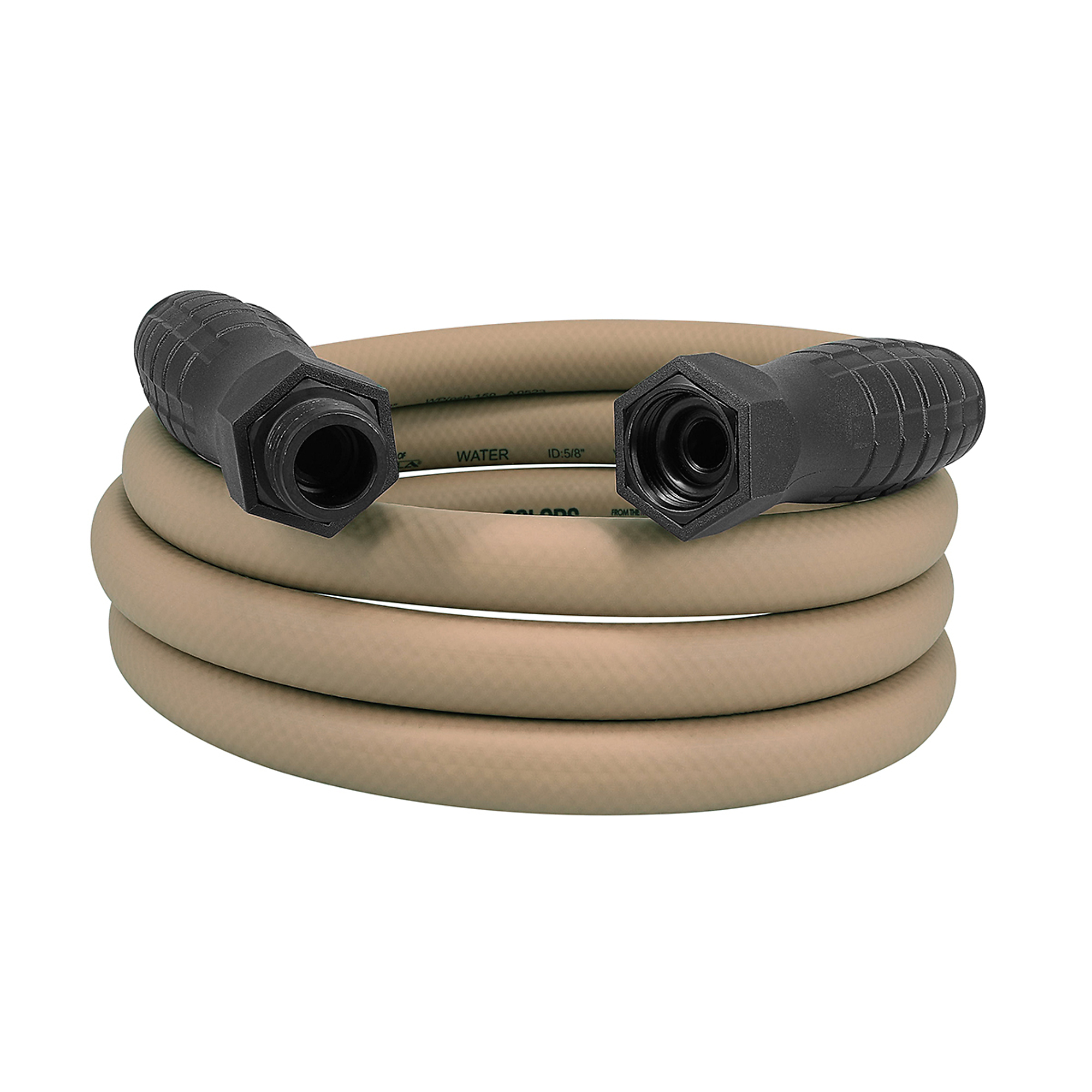 Legacy Flexzilla Colors Garden Hose, 5/8in. x 10ft., 150 PSI Max, SwivelGrip, Brown Mulch, Model# HFZC510BRS-E