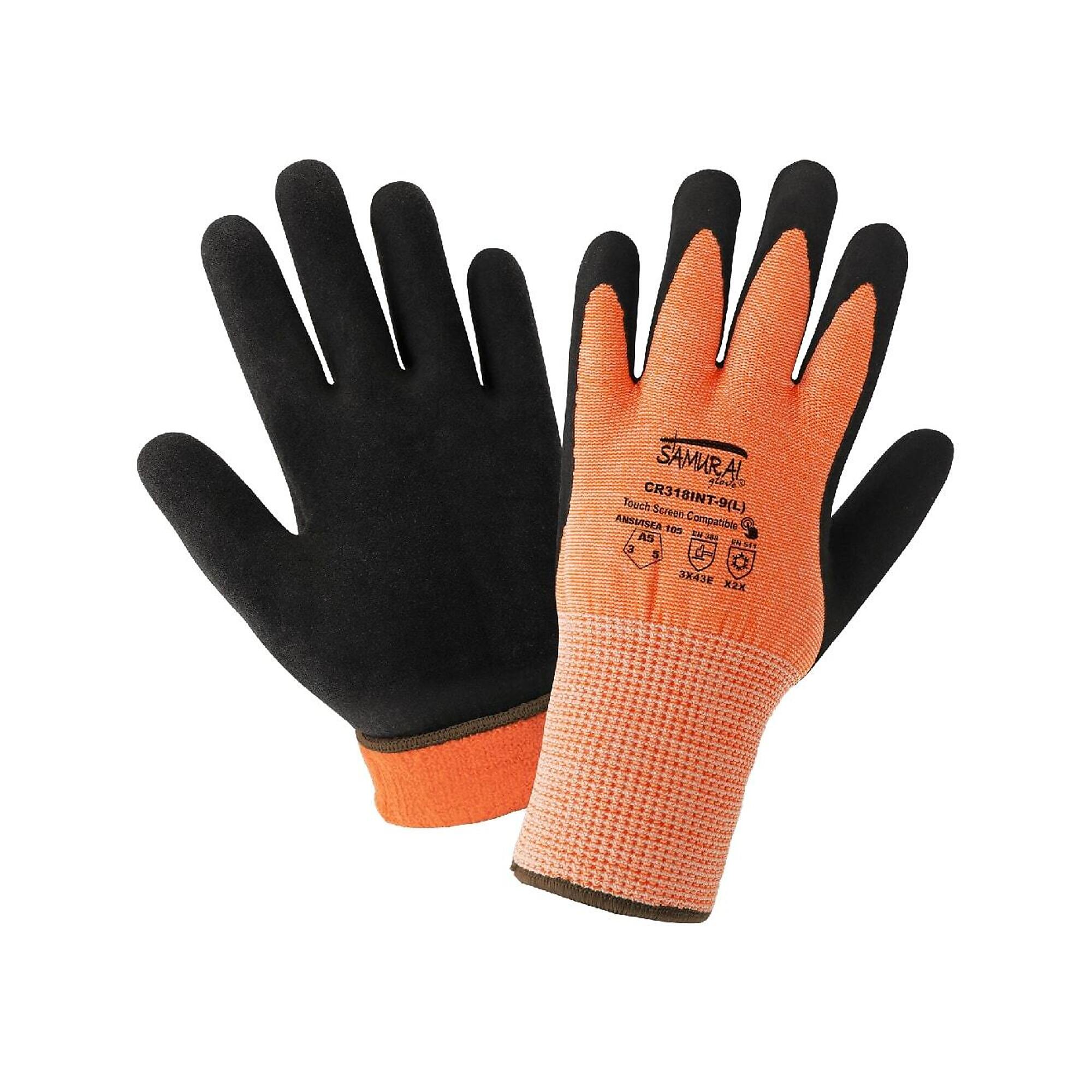 Global Glove 13ga UHMWPE, A5 Cut Resist, Insulated Gloves - 12 Pairs
