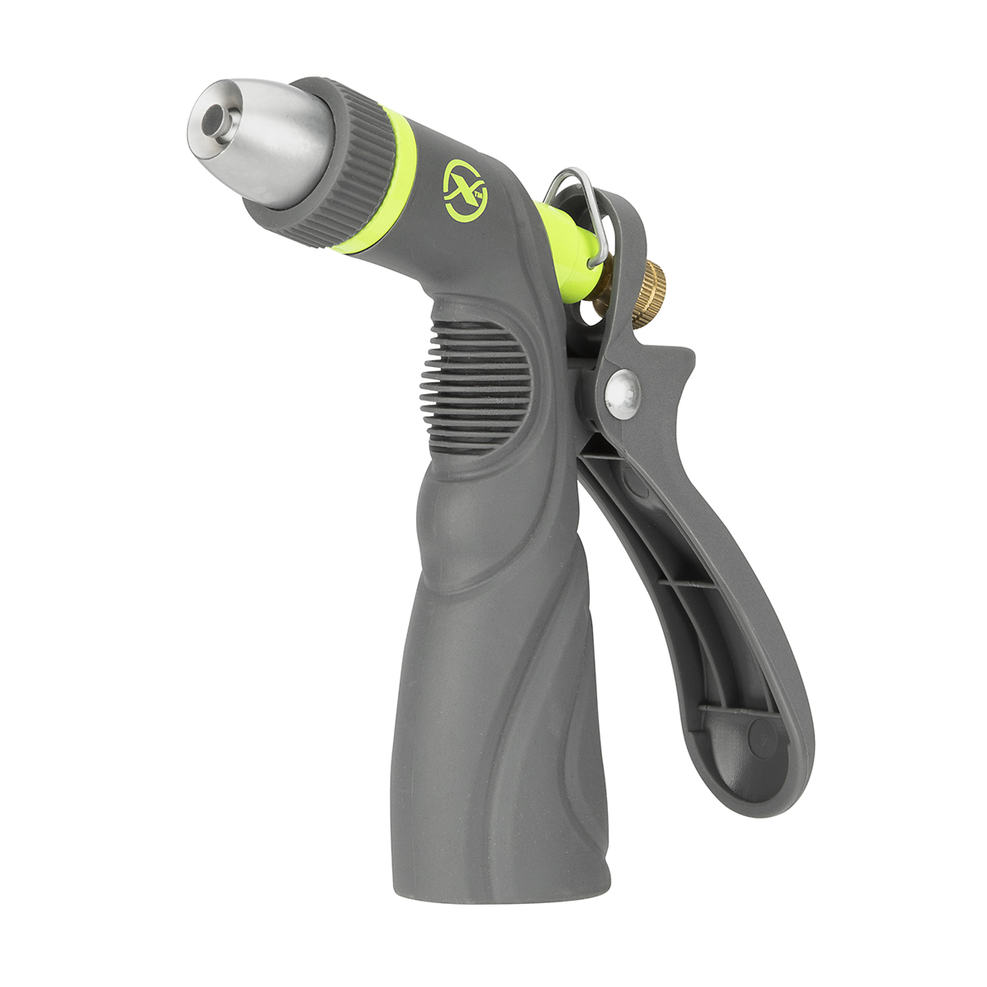 Legacy, Garden Hose Nozzle, Metal Adjustable Pistol Grip, Connection Size 3/4 in, Adjustable, Model# NFZG65-E