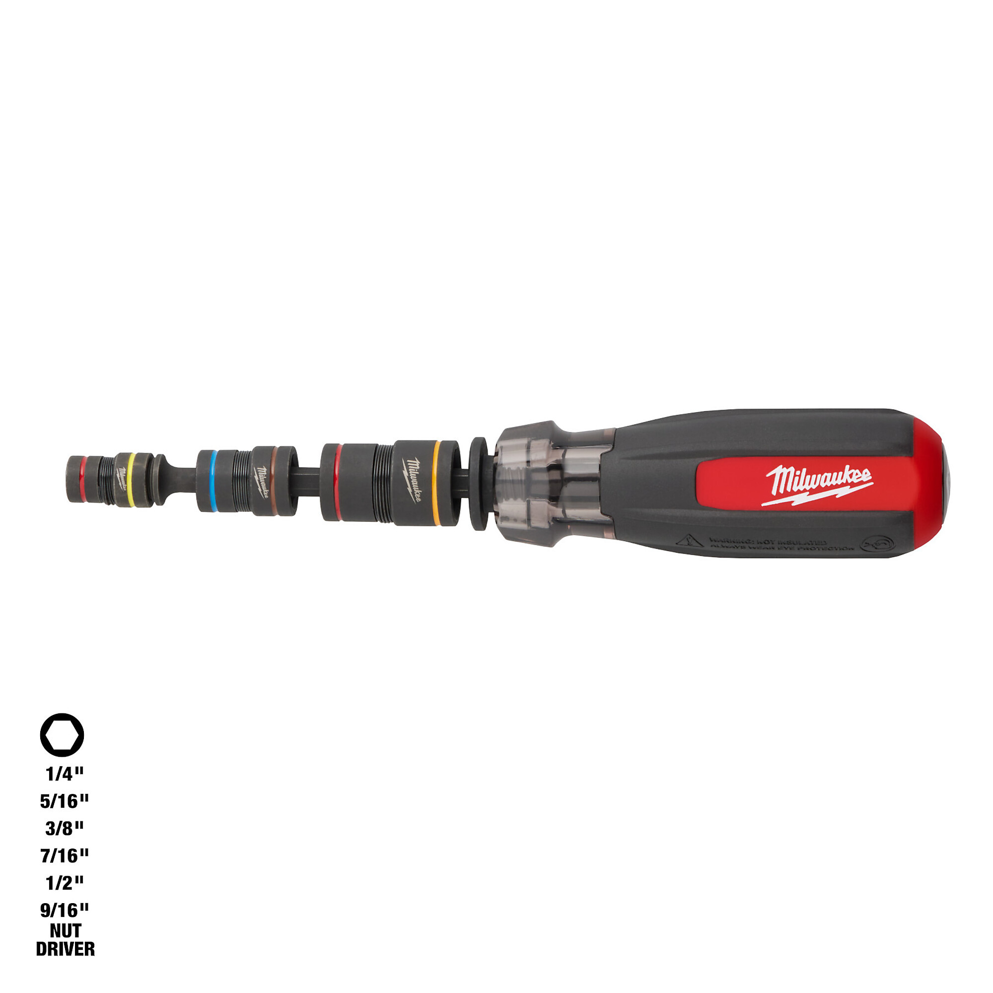 Milwaukee SHOCKWAVE™, Multi-Nut Driver SHOCKWAVE Mag Nut Drivers, Model# 48-22-2921