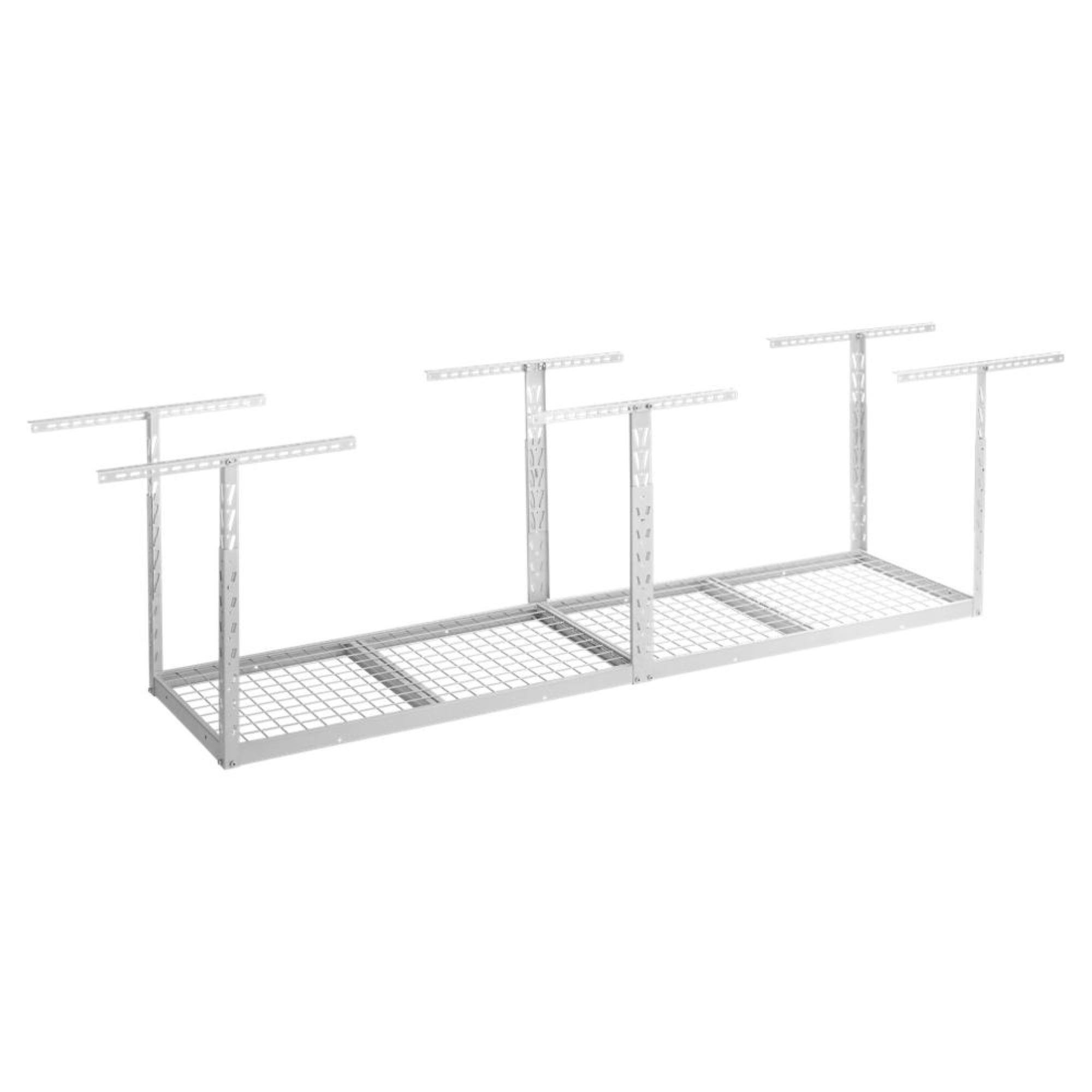 Gladiator, Overhead GearLoft Storage Rack 2 x 8ft., Width 24 in, Depth 96 in, Material Steel, Model# GALS28M2KW