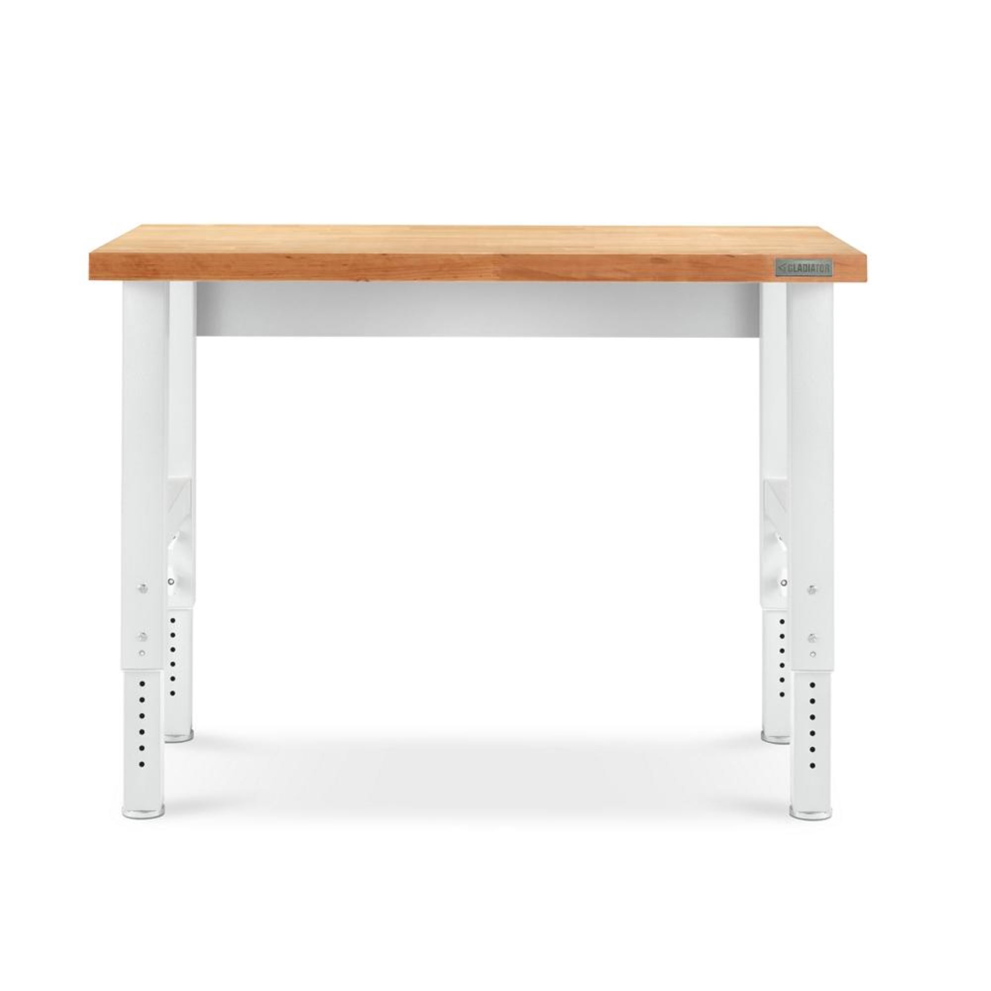 Gladiator, 4ft. Adjustable Height Hardwood Workbench, Model# GAWB04HWJW