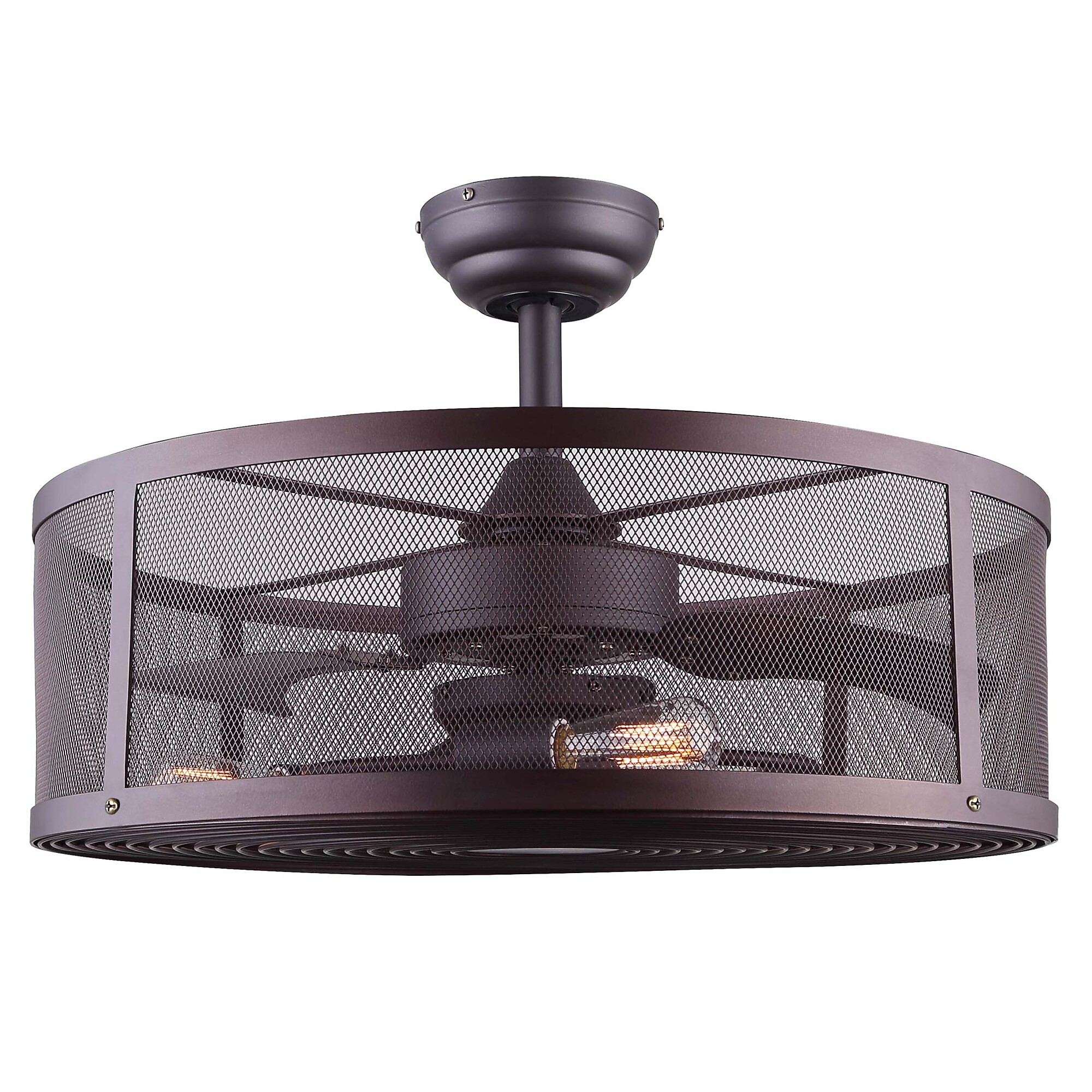 Canarm, 24in. Ceiling Fan, Fan Diameter 24 in, Fan Blade Span 0-39 Model# CF24ARP3ORB
