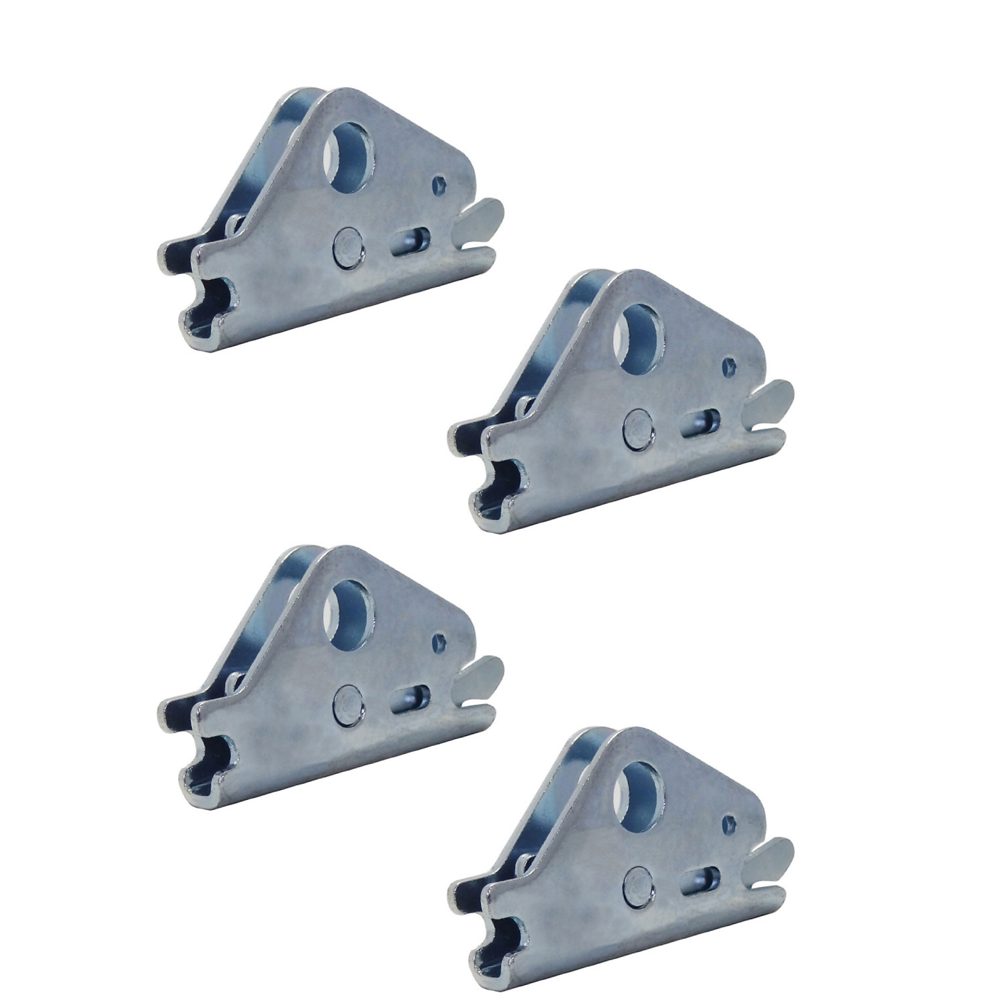 Snap-Loc E-Track EA-Fitting Tie-Down - 4 Pk, 1467-Lb. Working Load, Zinc-Plated, Model# SLAEAI4