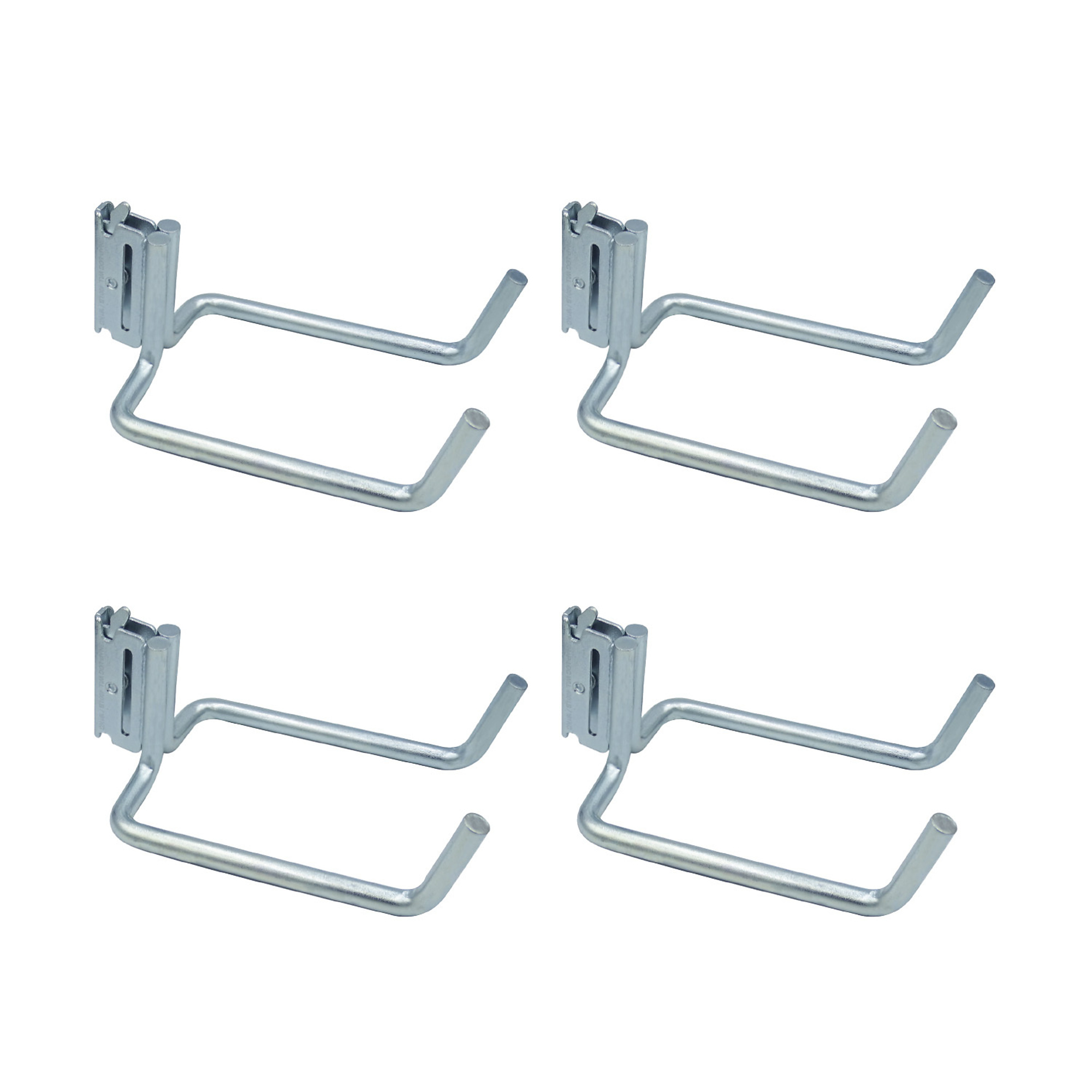 Snap-Loc Multi-Purpose J-Hook Hanger - 8in., Dual, 133-Lb. Working Load, 4 Pk, Model# SLAEJH7D4
