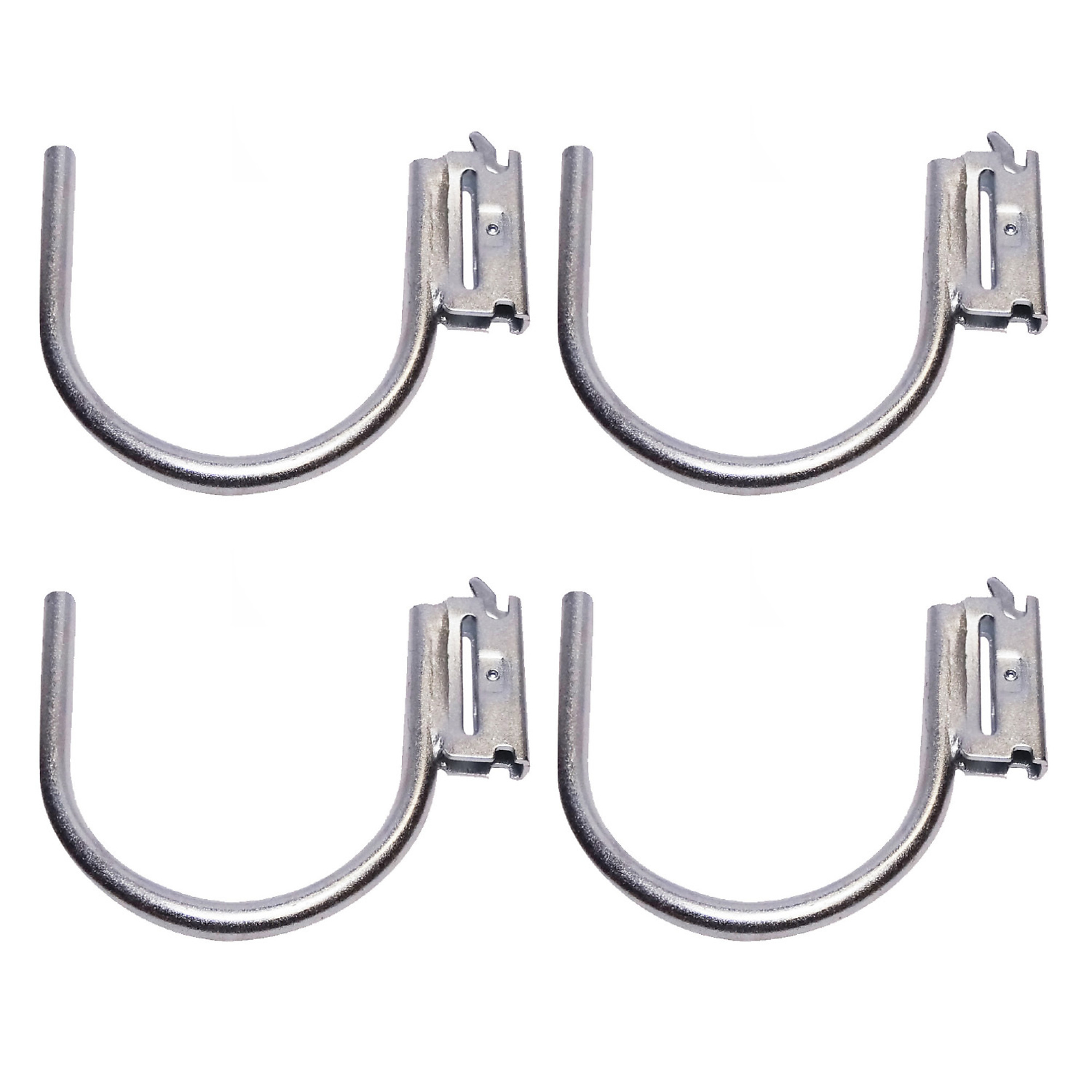 Snap-Loc E-Track Multi-Purpose J-Hook Hanger - 4in., 233-Lb. Working Load, 4 Pk, Model# SLAEJH4I4