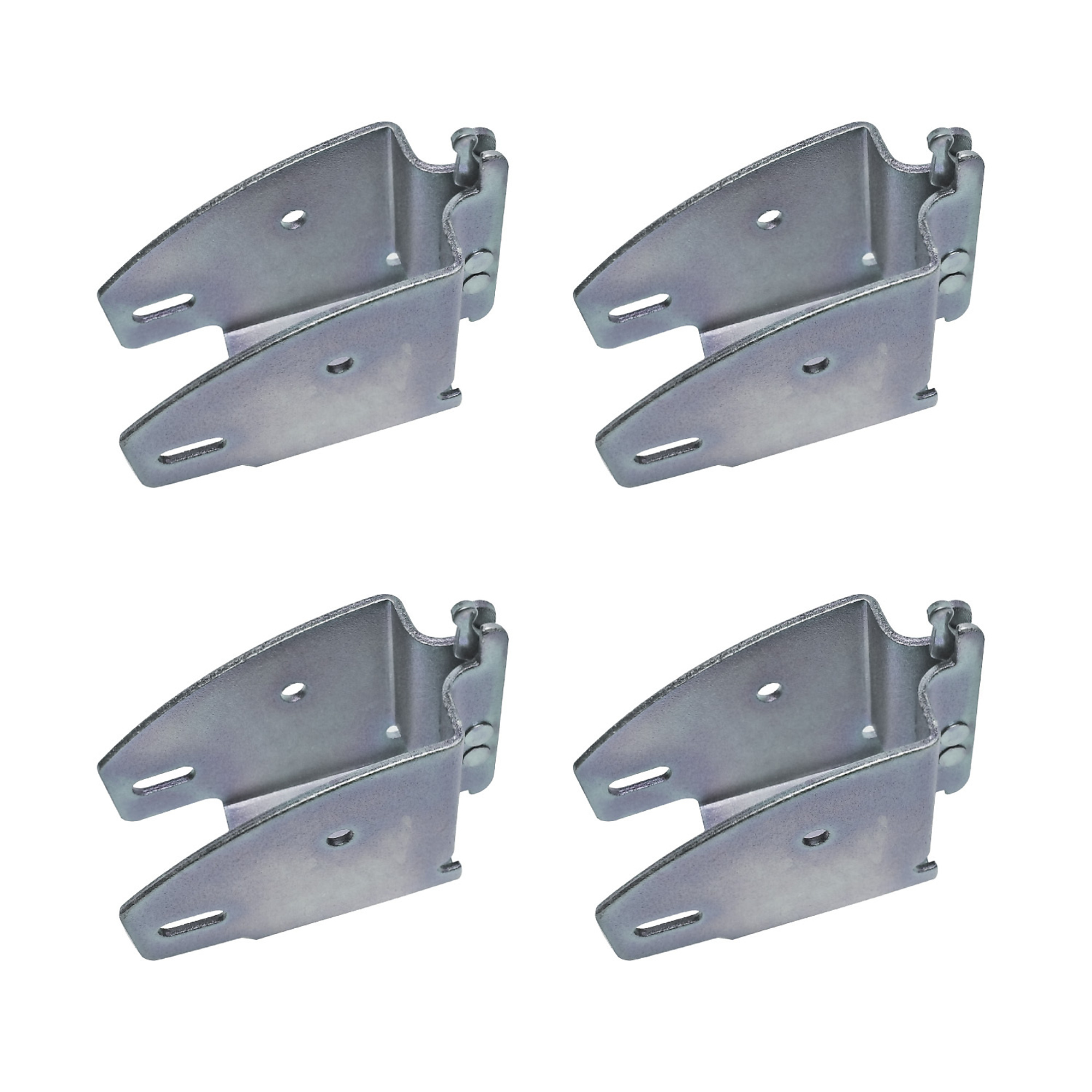 Snap-Loc E-Track Wood Beam End Socket - 233 lb. Working Load, Heavy-Duty Steel, 4 Pcs, Model# SLAEWESI4