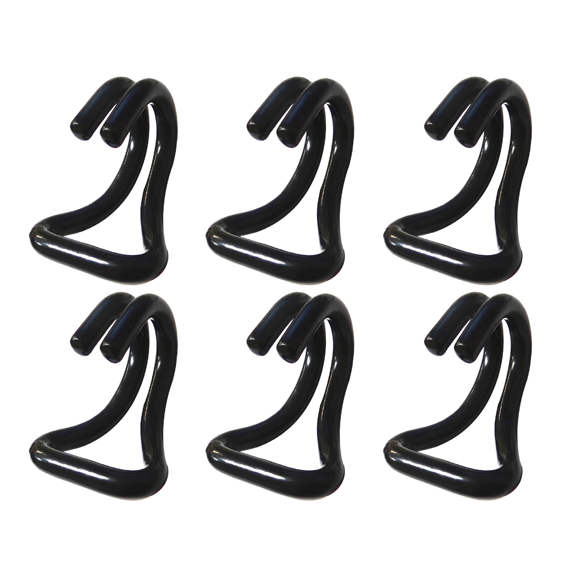 Snap-Loc E-Track Strap Slip-On Hook Adapter - 6 Pk, 1467-Lb. Working Load, Model# SLAHI6
