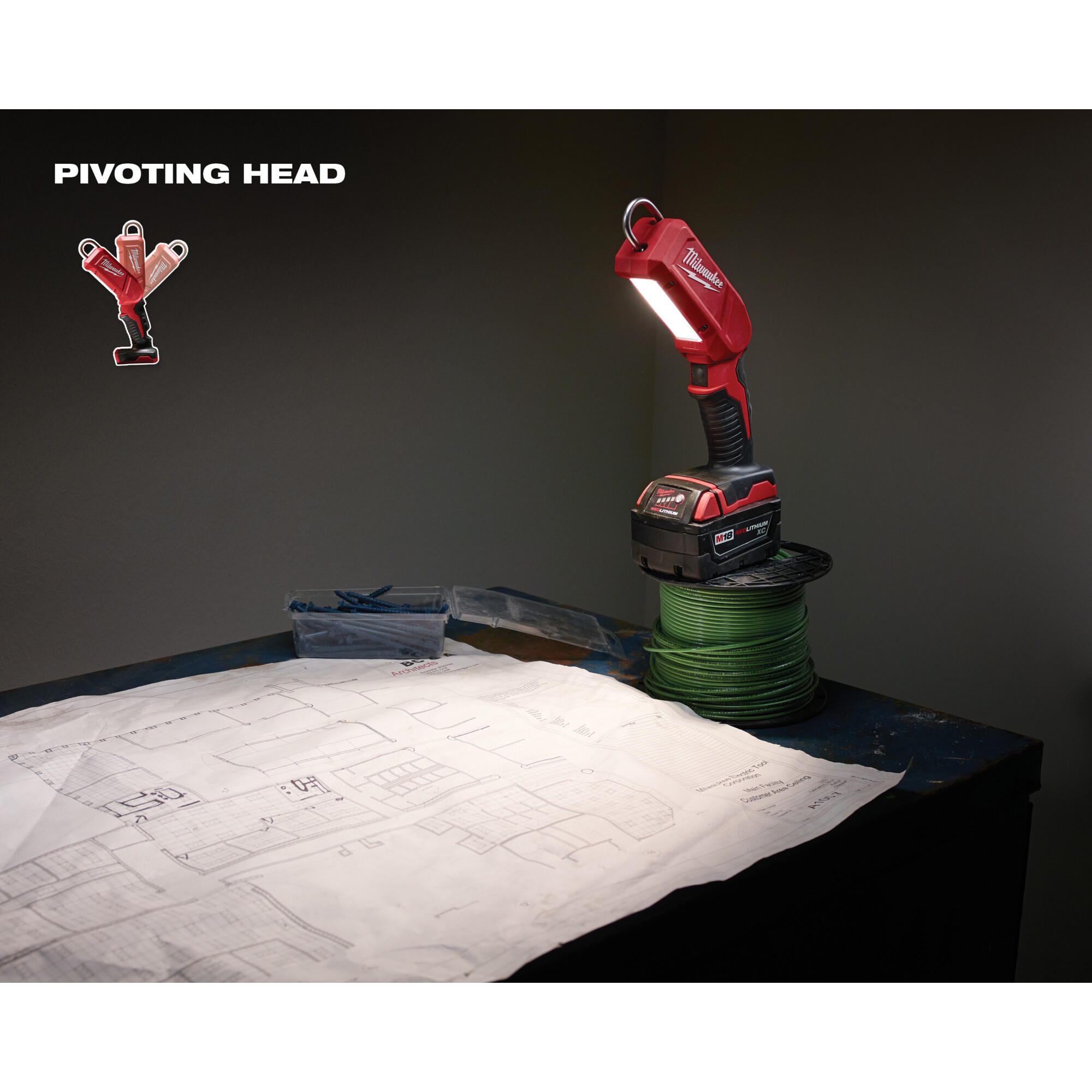 Milwaukee M18 Stick LED Light, 18 Volt, 300 Lumens, Model