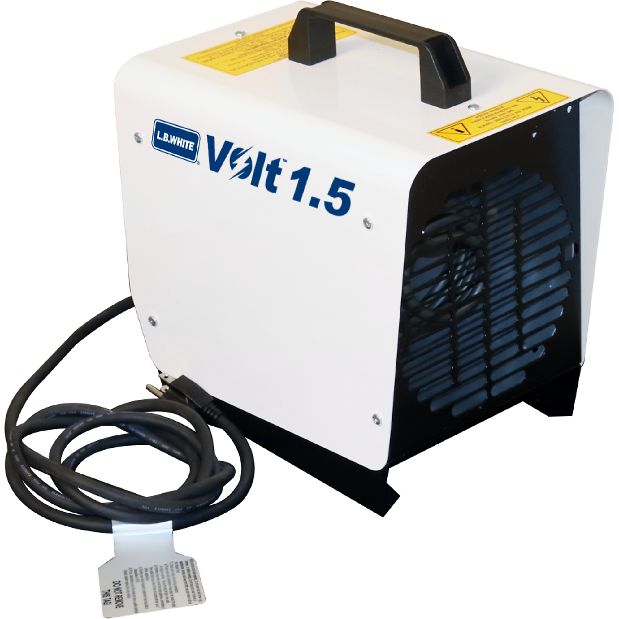 L.B. White 1.5kW Electric Heater, Forced Air, 5100 Btu/hour, Model# Volt 1.5