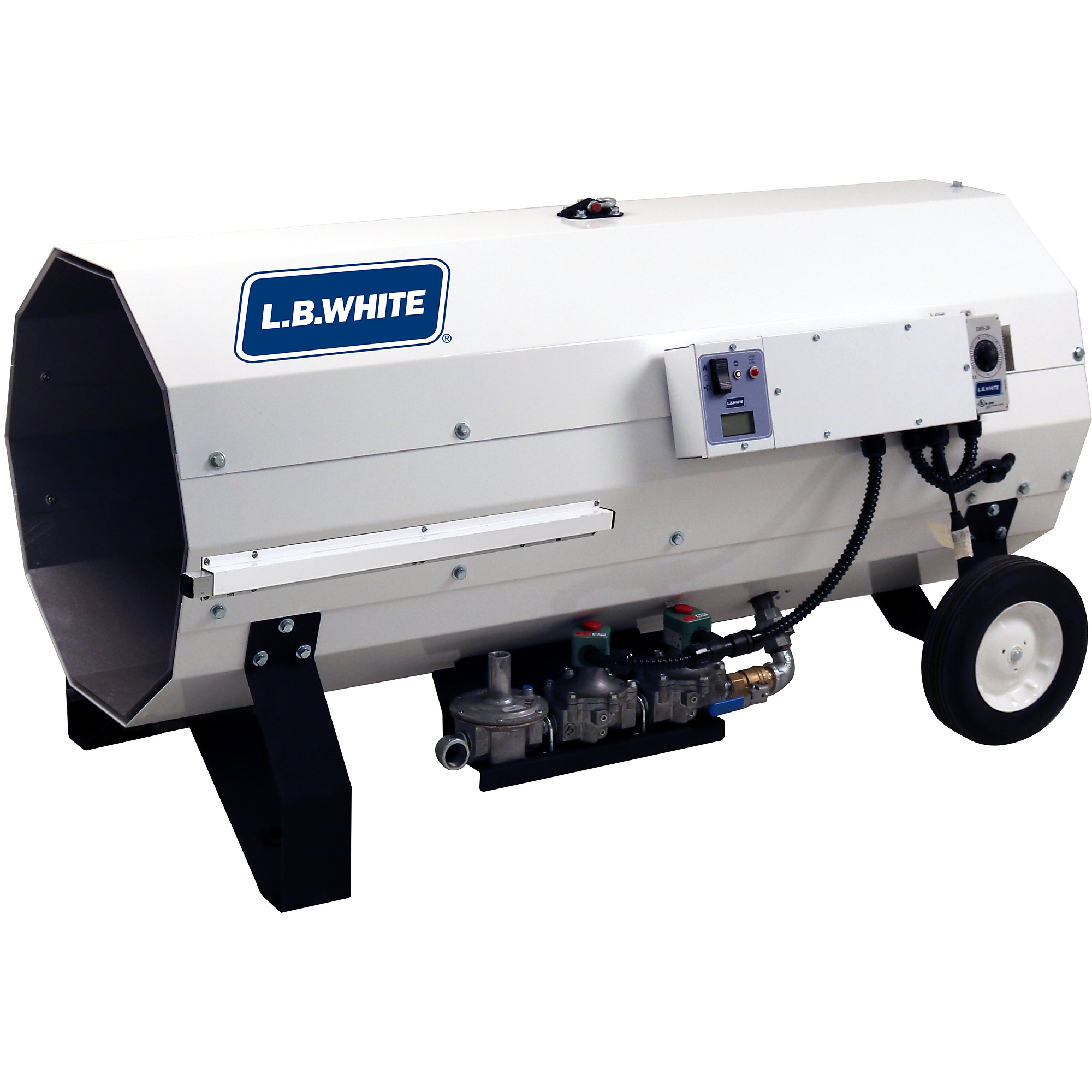 L.B. White Boss 1000 DF, 1000000 BTU High CFM, LP/NG, Heat Type Forced Air, Heat Output 1000000 Btu/hour, Model# Boss 1000 DF