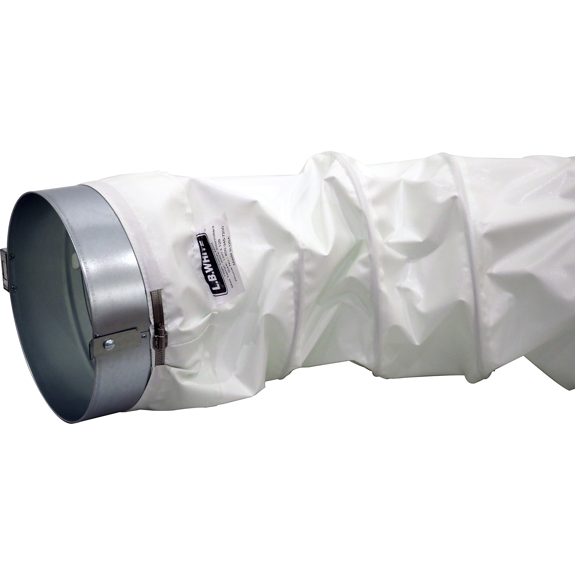 L.B. White 500-26347 DUCT 12in.DIAX12ft. LG W/CLAMP, Model# 500-26347