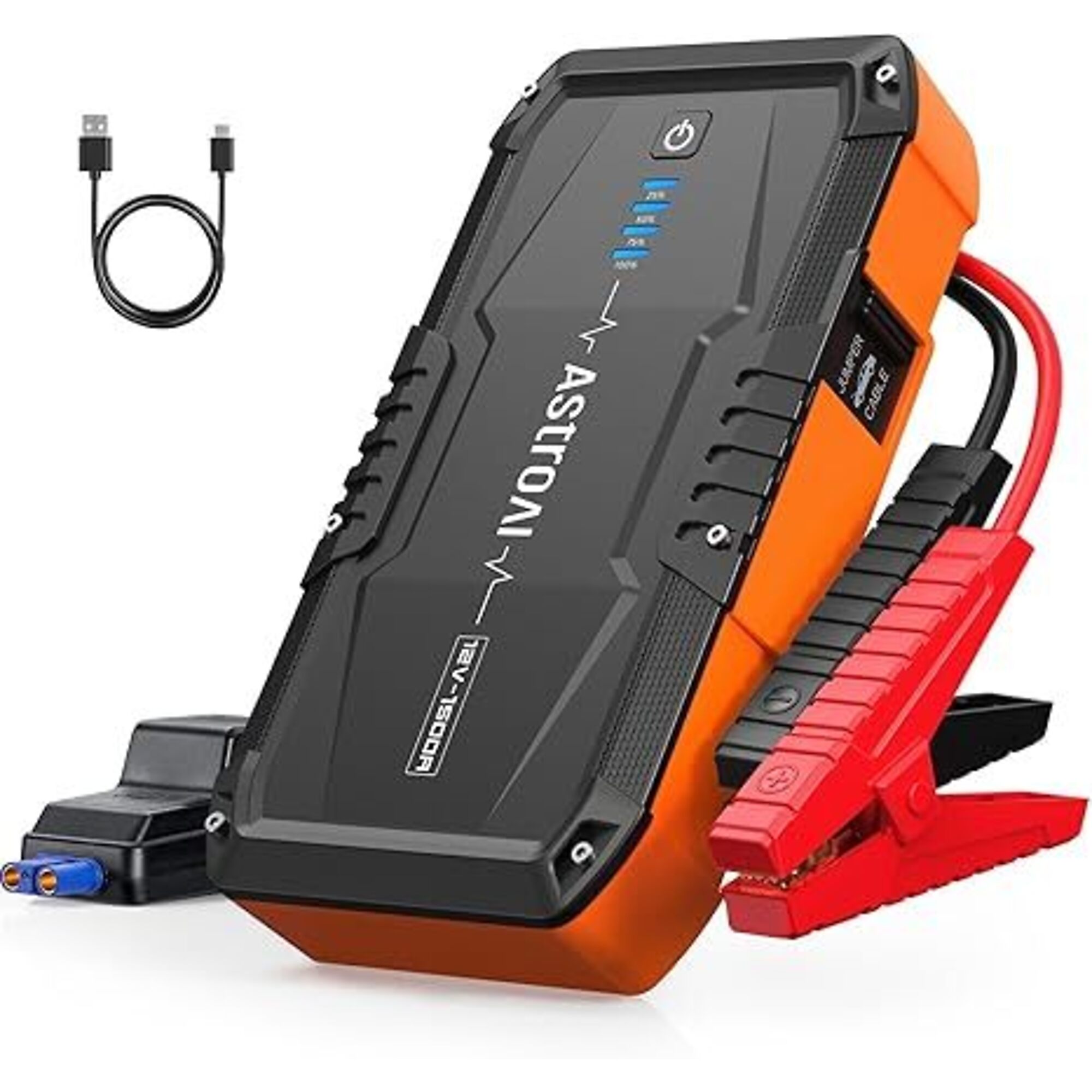 AstroAI Portable Jump Starter, 1500 Amps, Model# AHET361GY-US-1