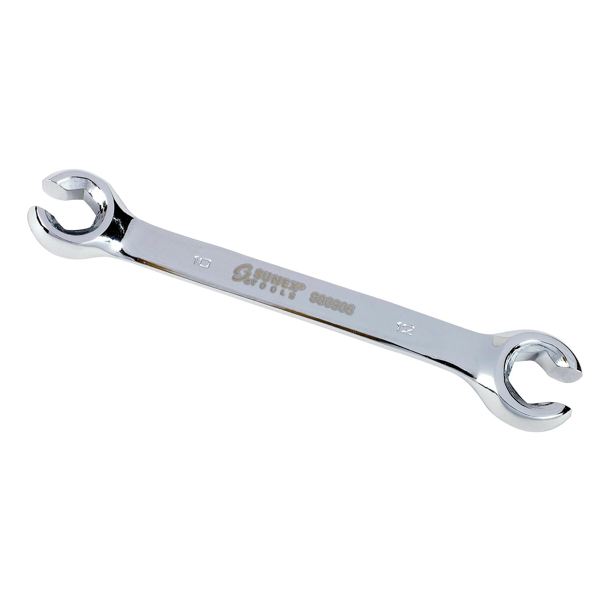 Sunex Tools Flare Nut Wrench — 10mm x 12mm, Drop Forged Alloy Steel, Model# 980906