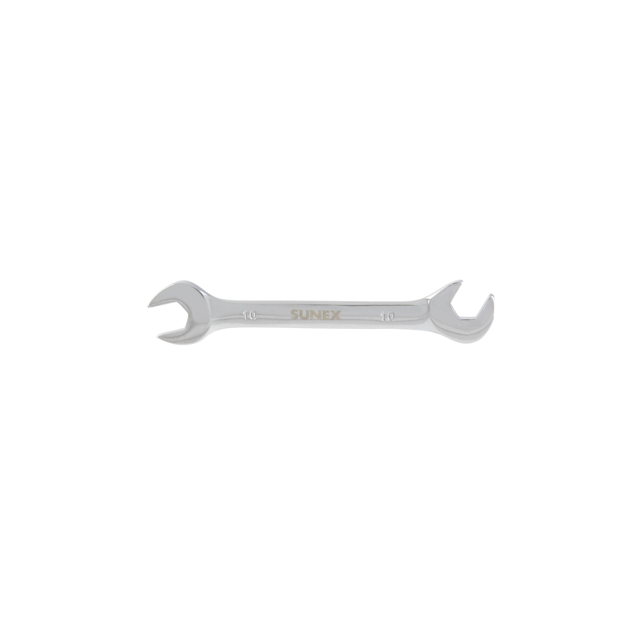 Sunex Tools Full Polish Angled Head Wrench — 10mm, 15-Degree and 60-Degree Angles, Model# 991405MA