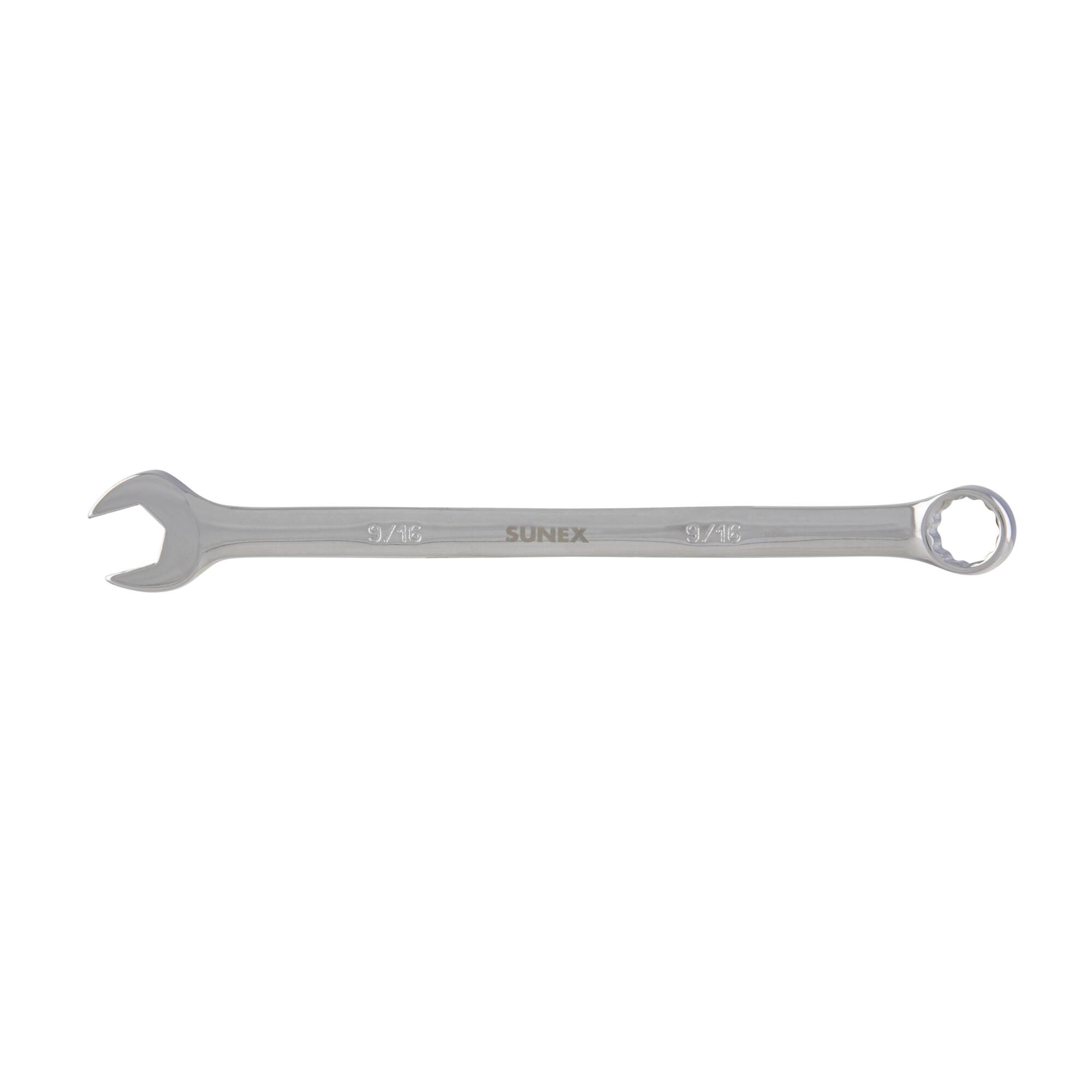 Sunex Tools Full Polished Combination Wrench — 9/16in., Model# 991518A