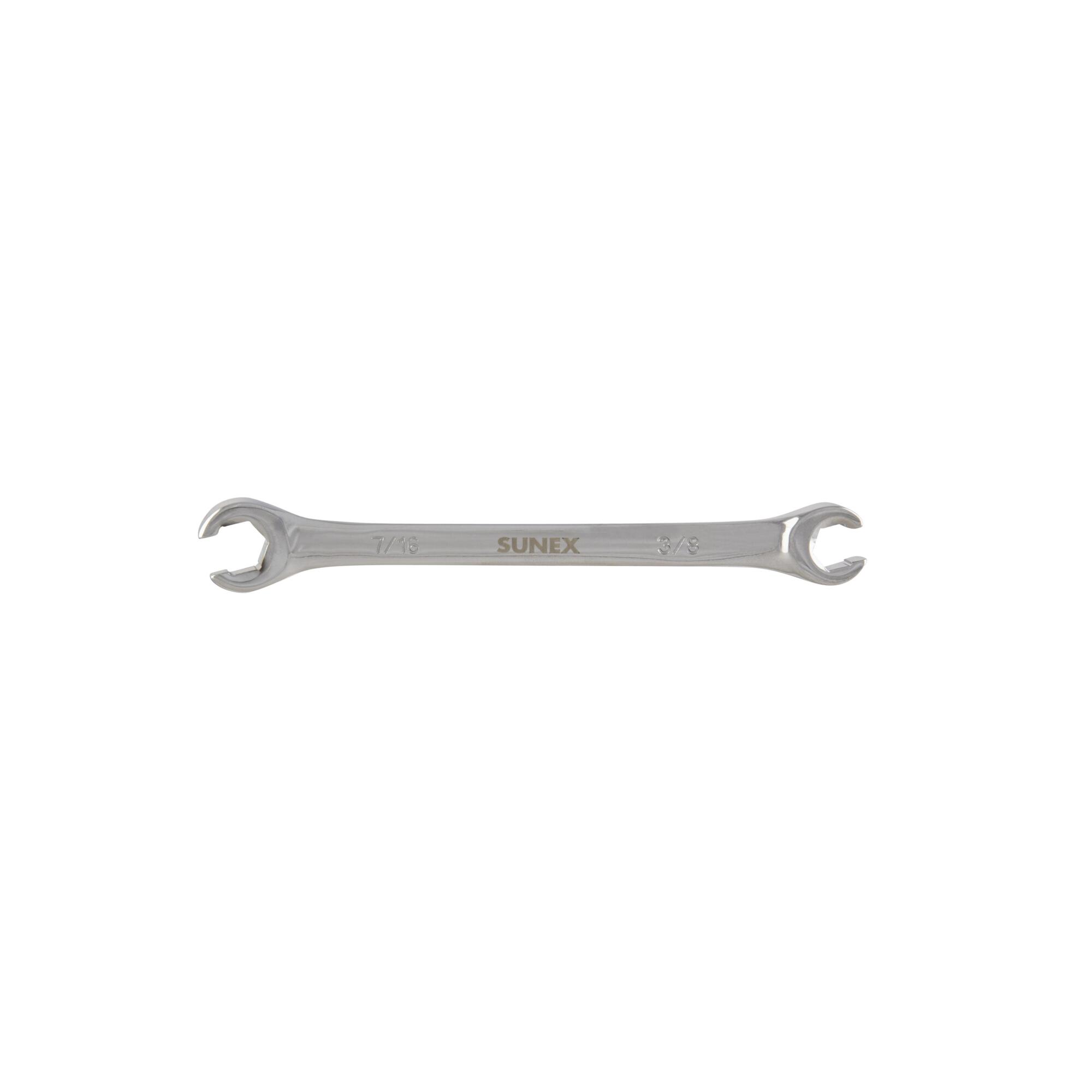 Sunex Tools Flare Nut Wrench — 3/8in. x 7/16in., Drop-Forged Alloy Steel, Model# 980902