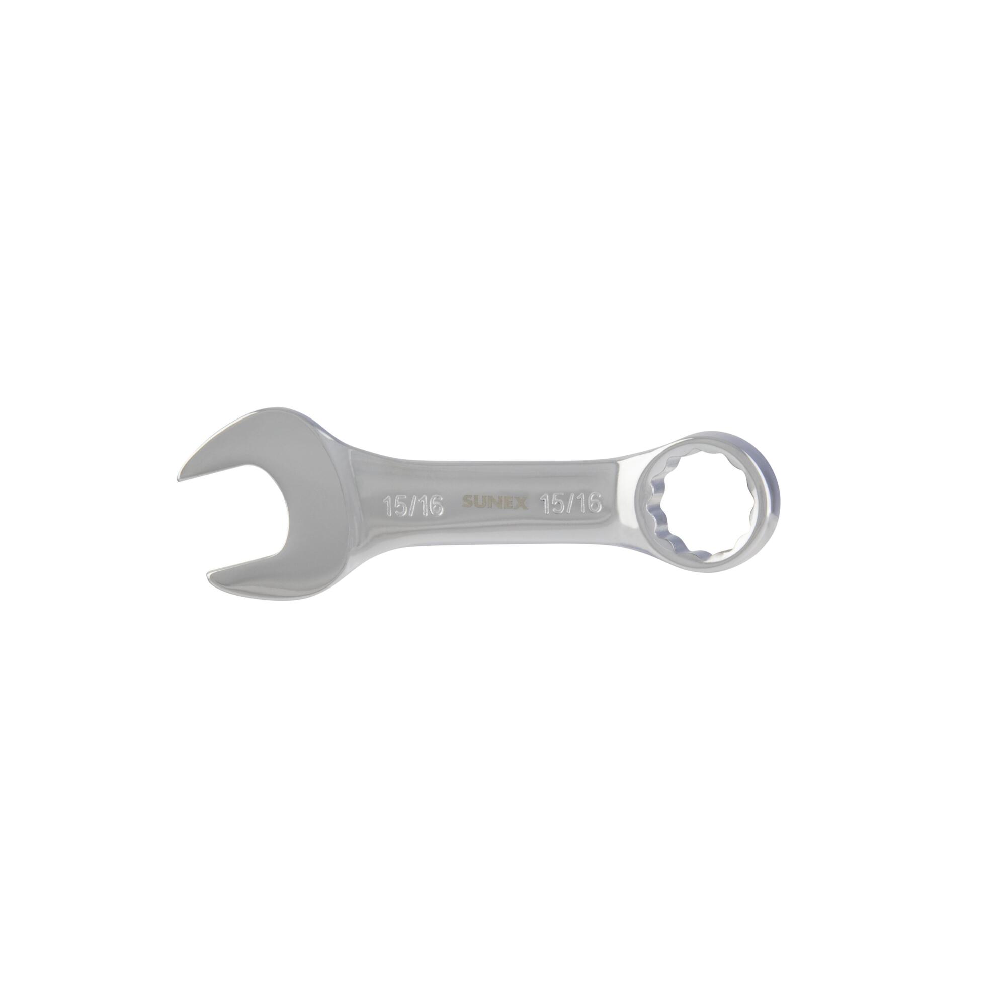 Sunex Tools Stubby Combination Wrench — 15/16in., Chrome Vanadium, Model# 993030