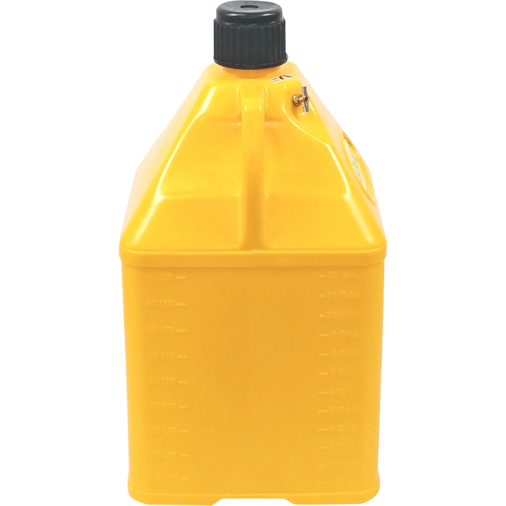 FLOFAST Diesel Container With Pump and Cart, 15Gallon, Yellow, For