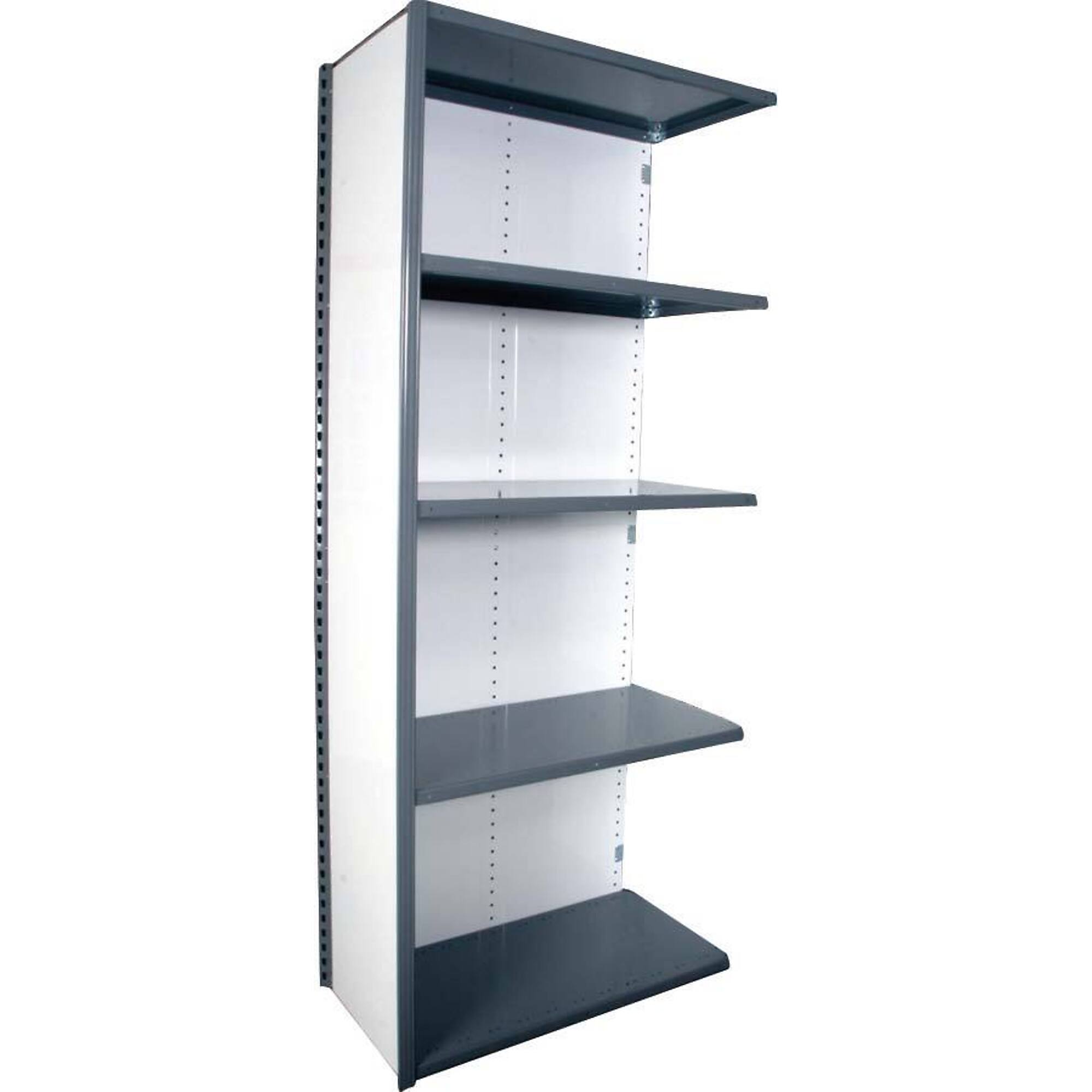 Equipto, VG Shelf Unit- Closed AddOn7x 2x 3- w/9 Shelves, Height 84 in, Width 36 in, Depth 24 in, Model# 675-9A-GY