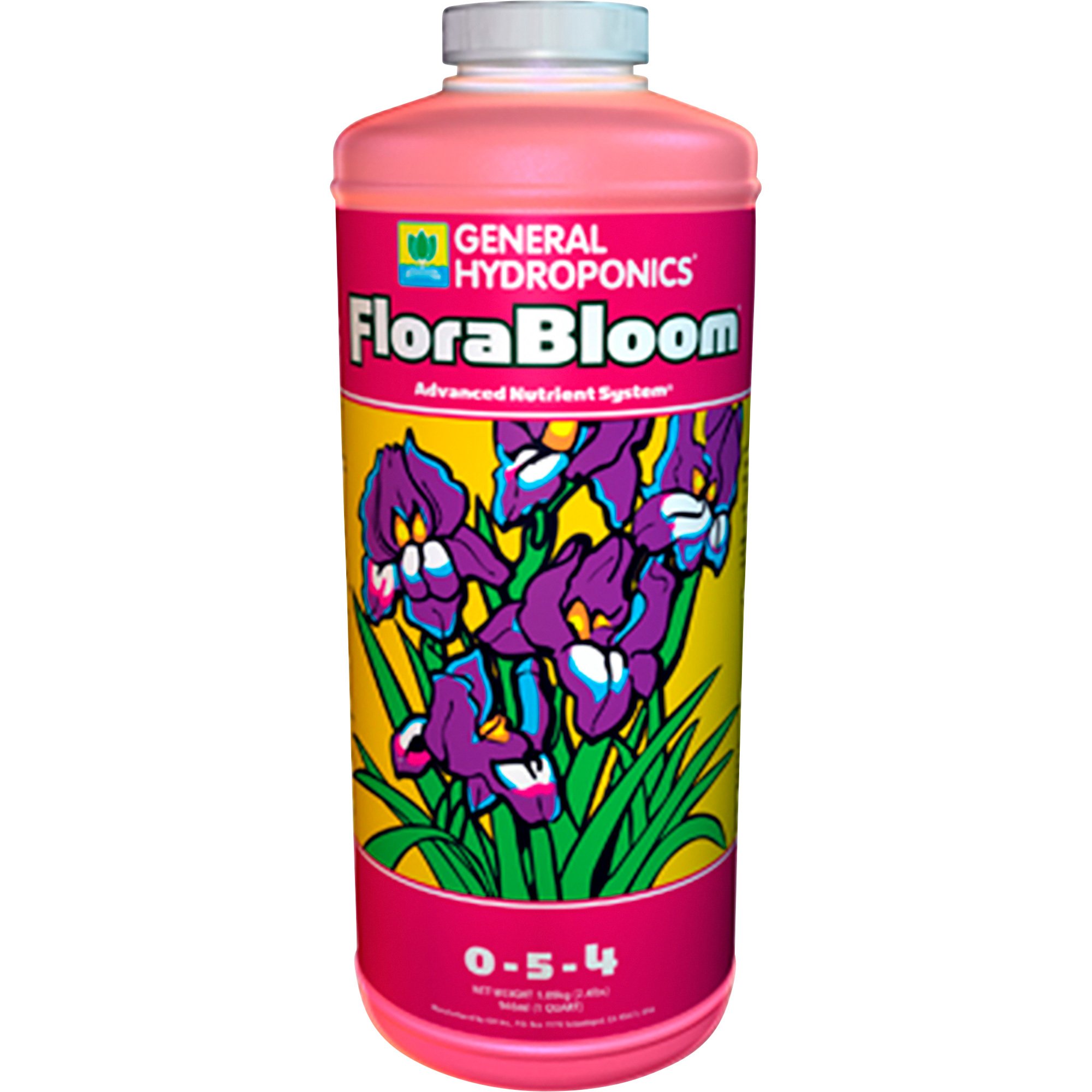 Sunlight Supply General Hydroponics FloraBloom — 0-5-4 Formula, 1-Qt. Bottle