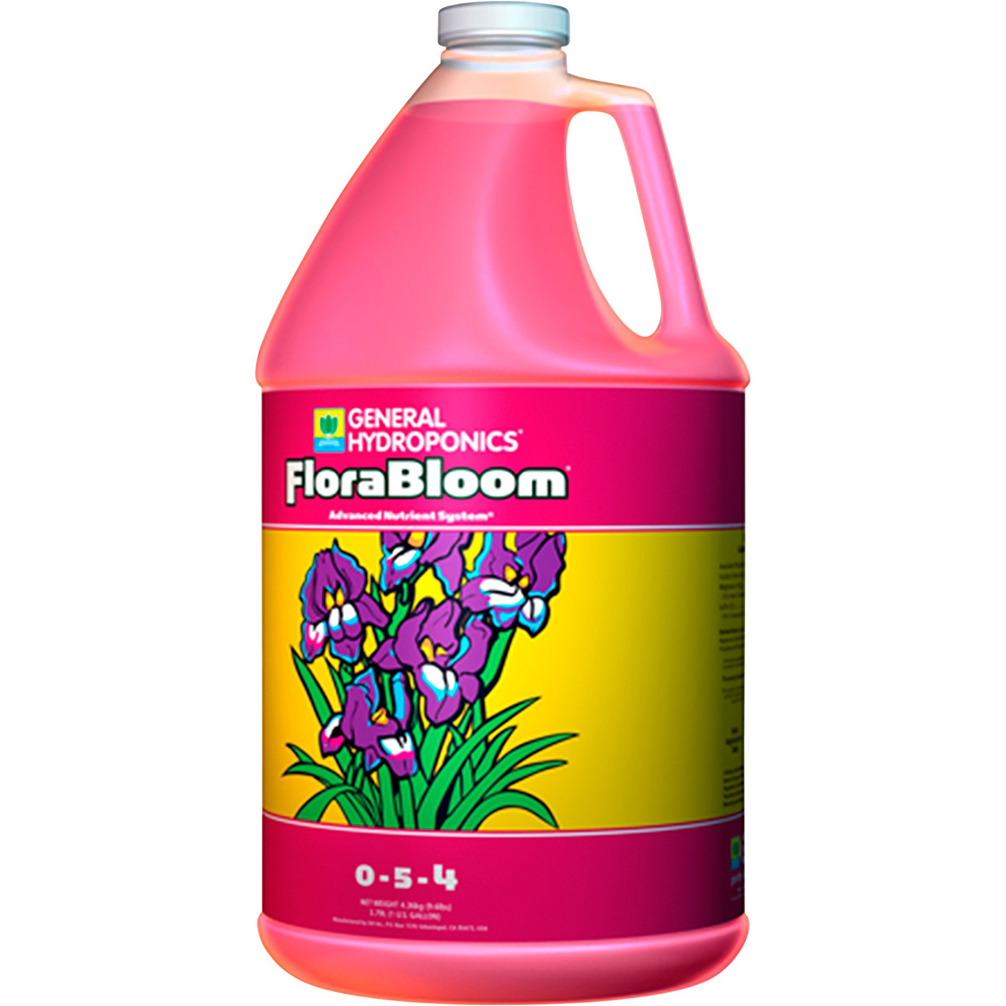 Sunlight Supply General Hydroponics FloraBloom — 0-5-4 Formula, 1-Gallon Jug