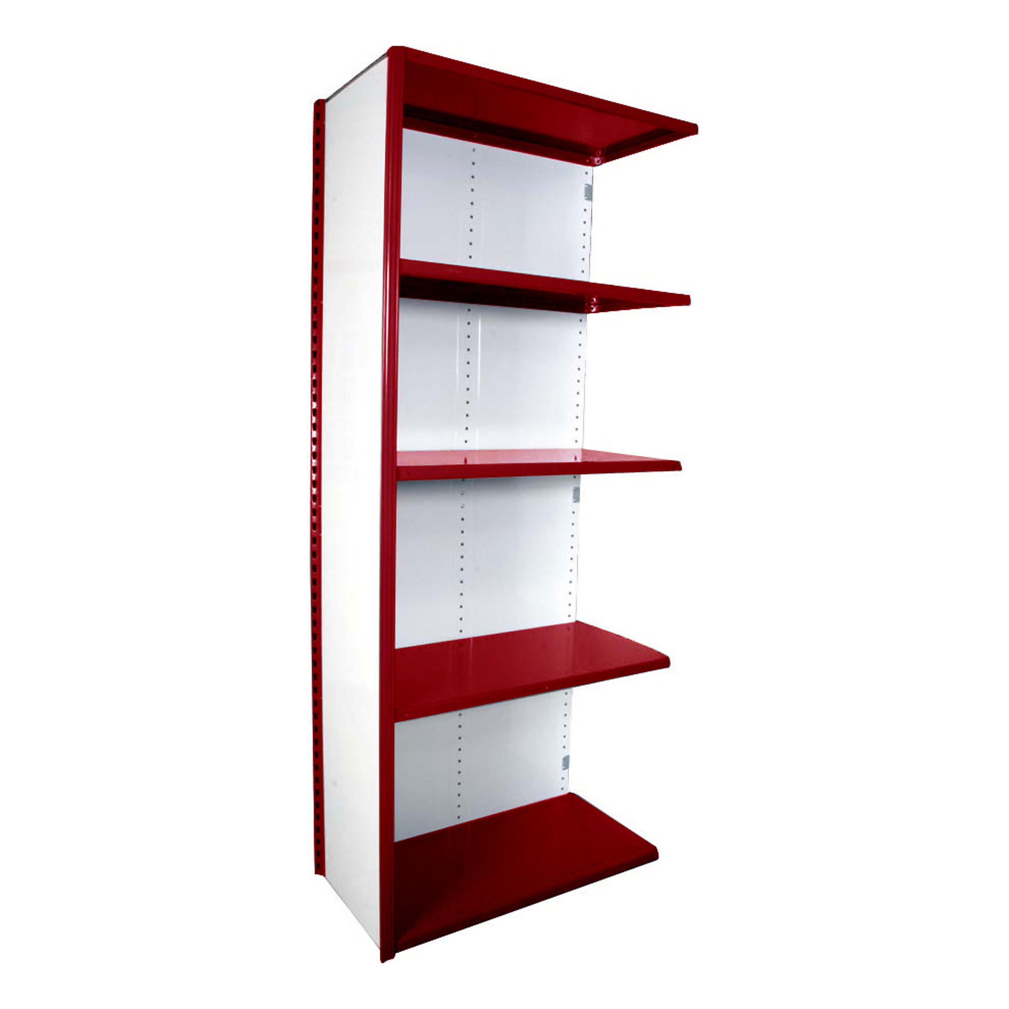 Equipto, VG Shelf Unit- Closed AddOn7x 2x 3- w/7 Shelves, Height 84 in, Width 36 in, Depth 24 in, Model# 675-7A-RD