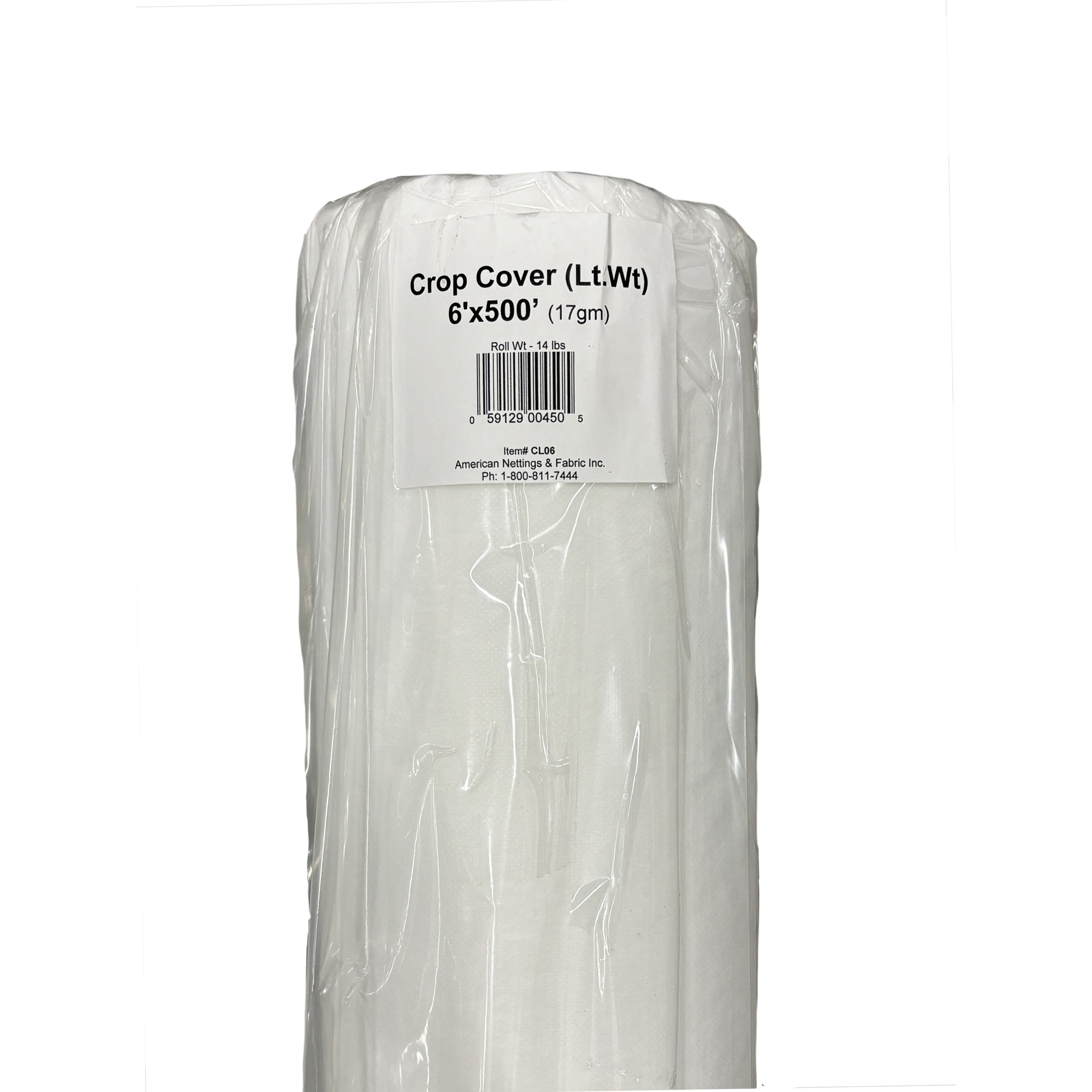 American Nettings & Fabric, Inc., Crop Cover Light (17gm) 6ft.x500ft., Model# CL06