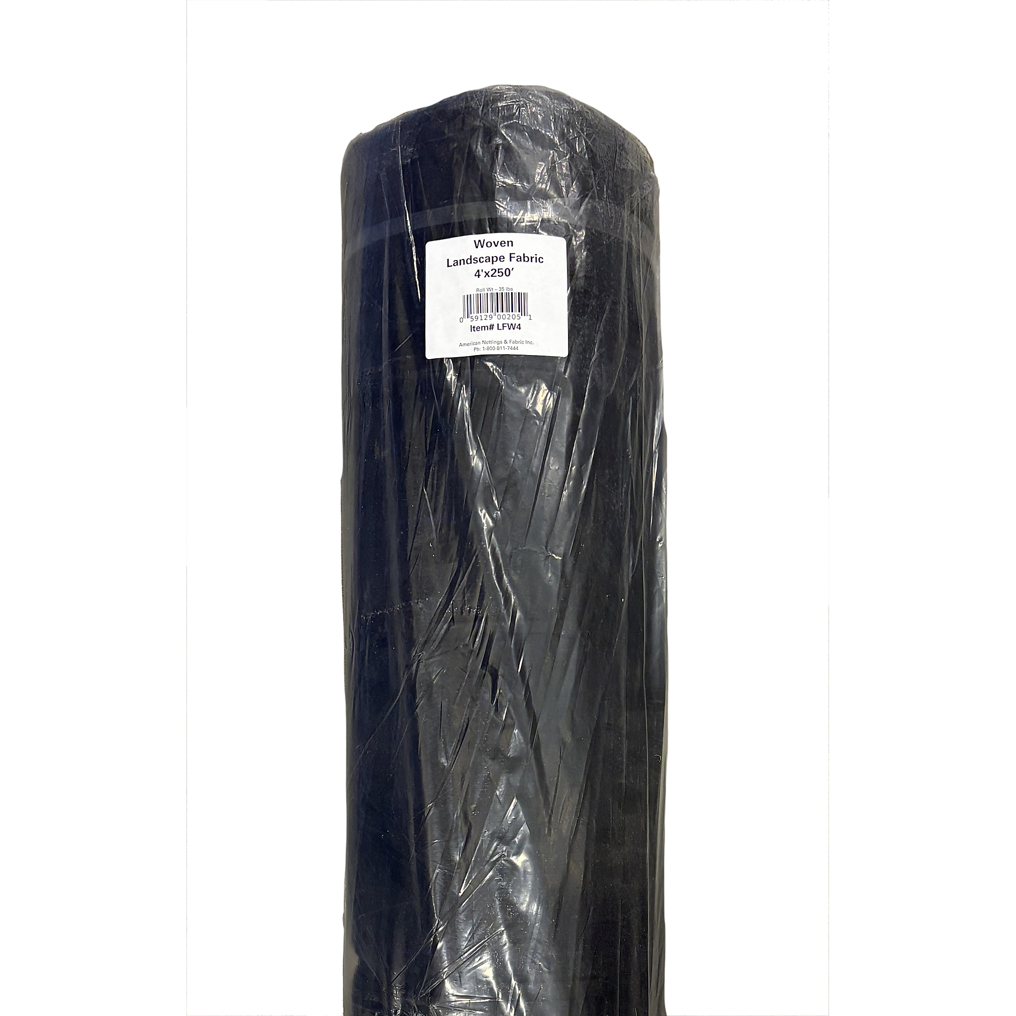 American Nettings & Fabric, Inc., Woven Landscape Fabric 4ft.x250ft., Model# LFW4