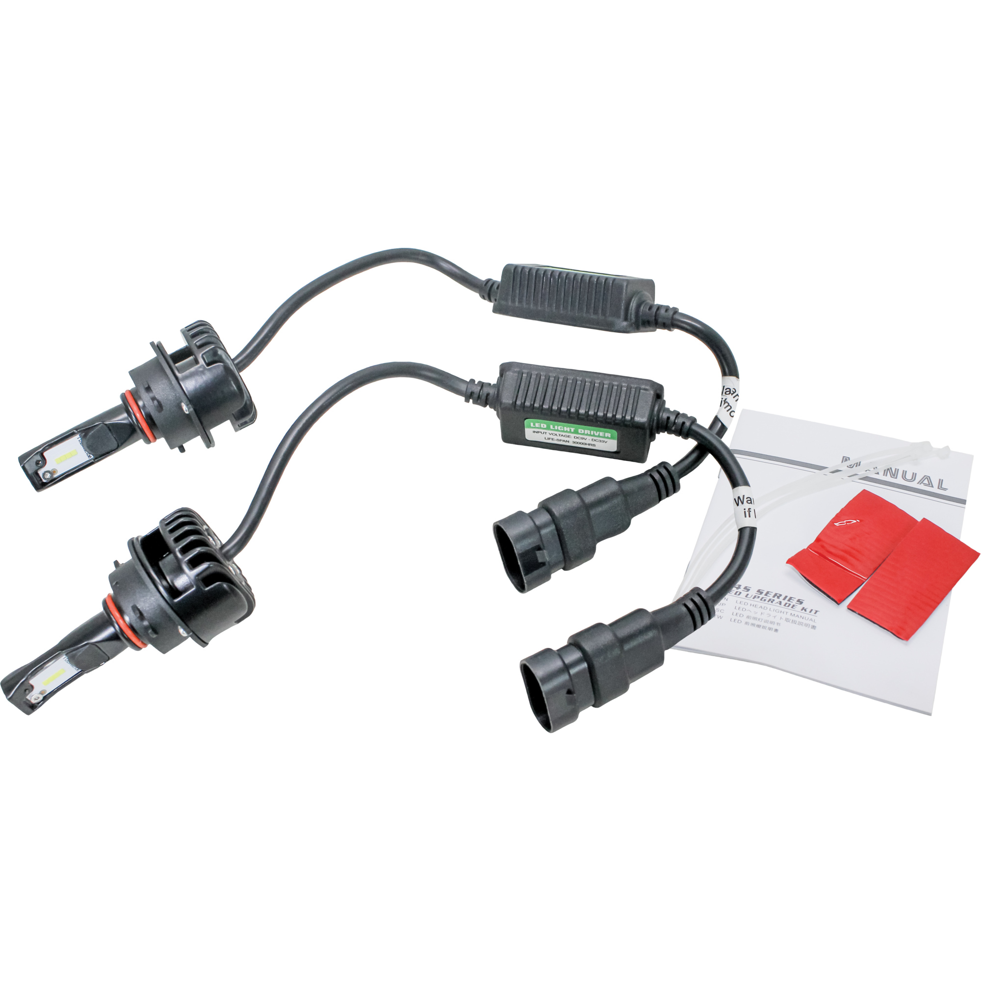 Tiger Lights, KM LED 9005 Bulb Headlight Conversion Kit, Light Type LED, Included (qty.) 2 Model# TLHL-9005