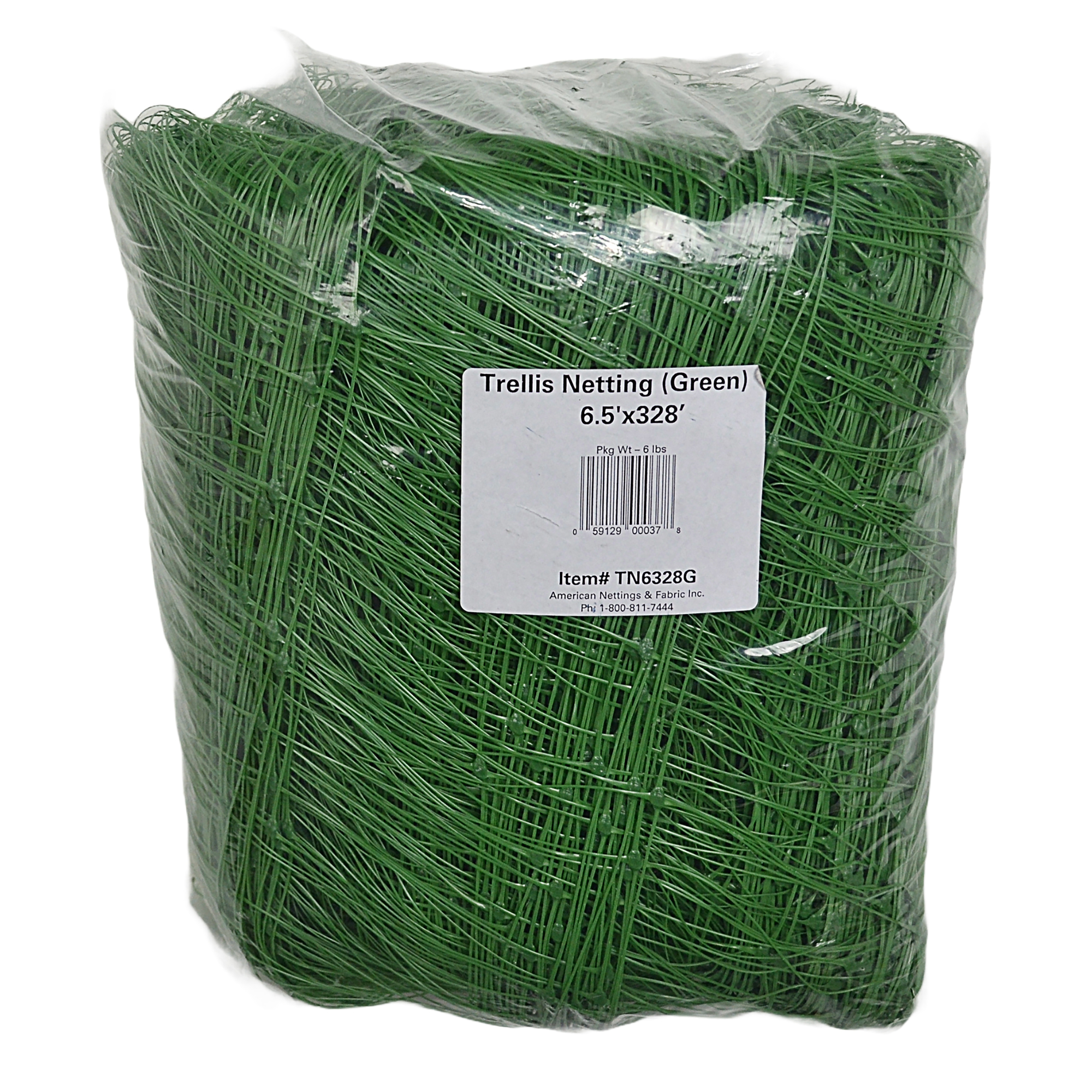American Nettings & Fabric, Inc., Trellis Netting Green 6.5ft.x328ft., Model# TN6328G