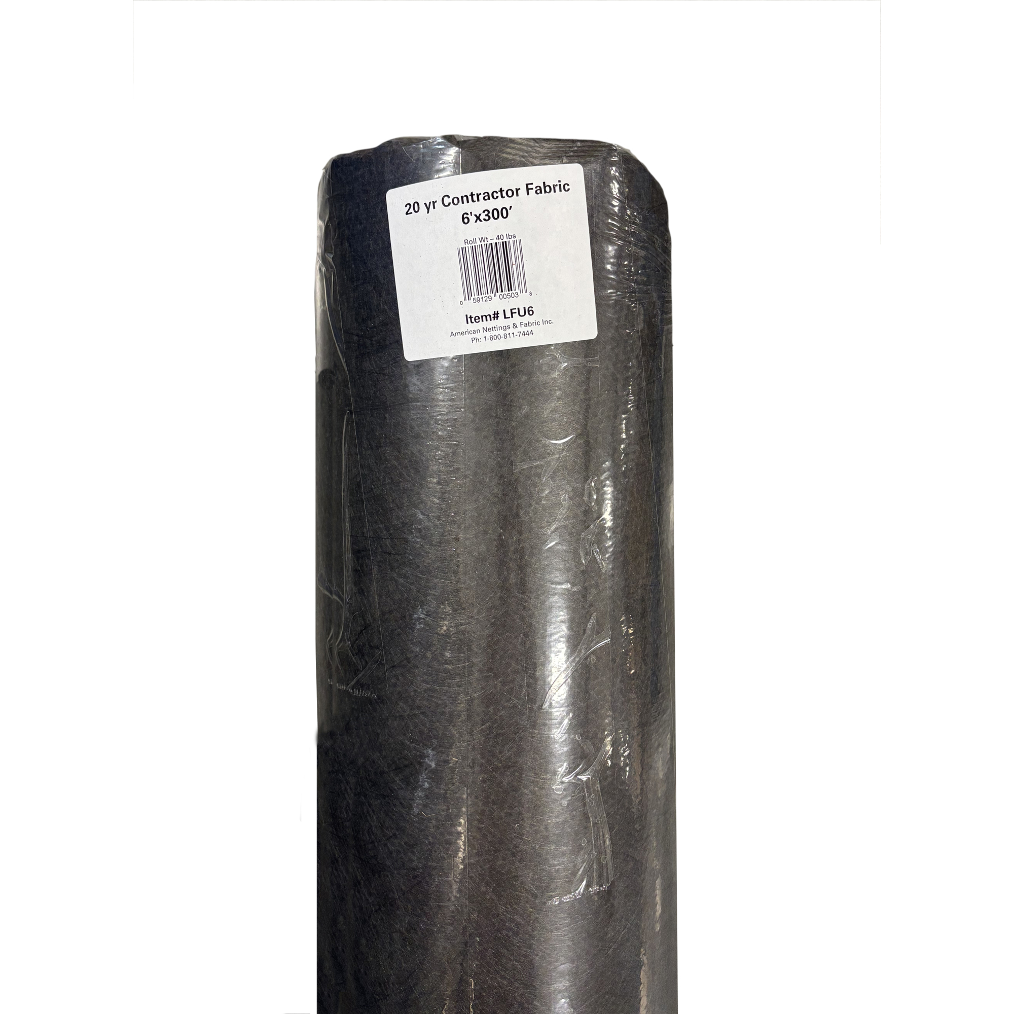 American Nettings & Fabric, Inc., 20-Year Contractor Landscape Fabric 6ft.x300ft., Model# LFU6