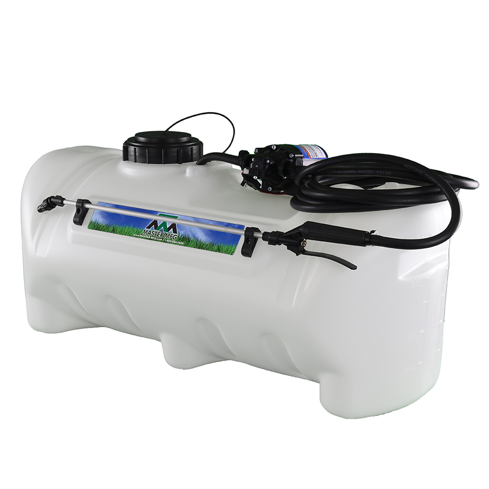 Master Mfg Spot Sprayer, 25-Gal. Tank, 2.2 GPM, 60 Max. PSI, Model# SSO-01-025A-MM