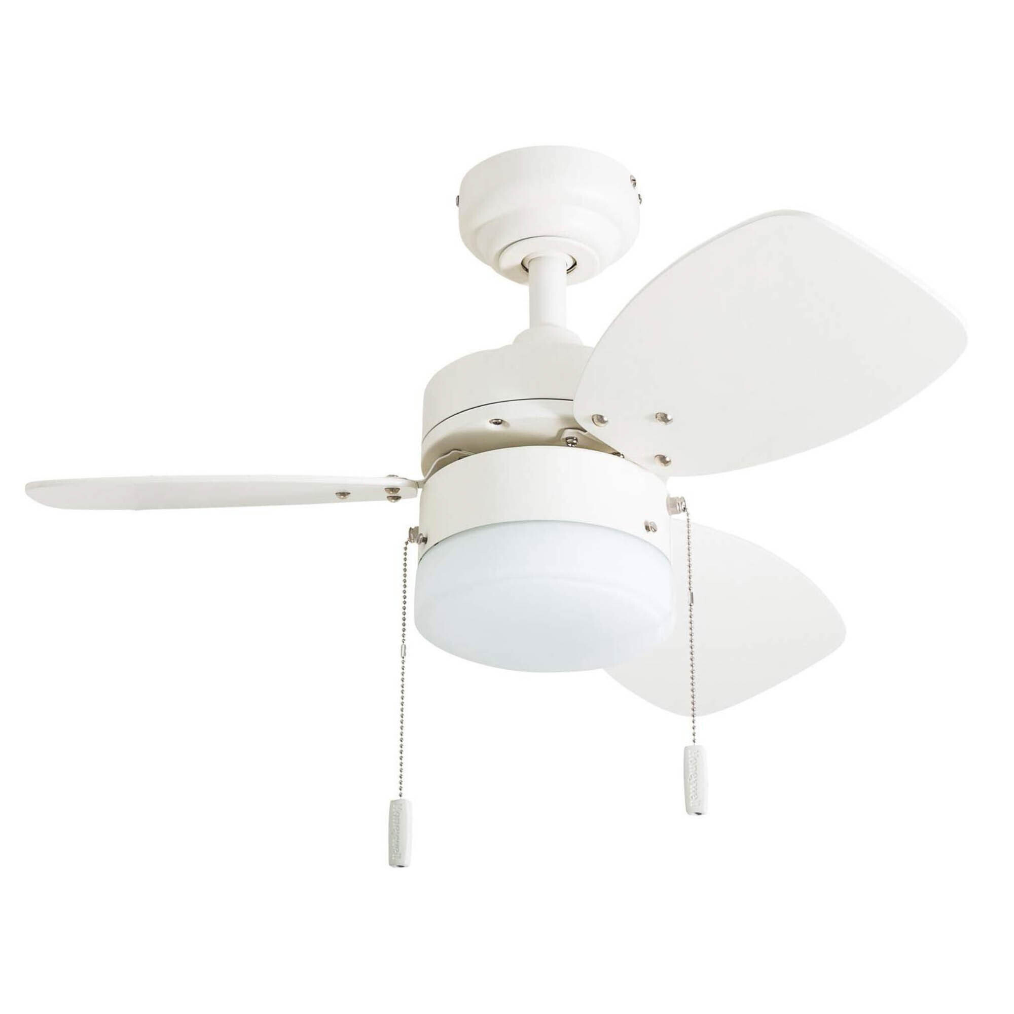 Prominence Home, 30in. Ocean Breeze Ceiling Fan, White, Fan Diameter 30 in, Fan Blade Span 0-39 Air Delivery 2197 cfm, Model# 50600