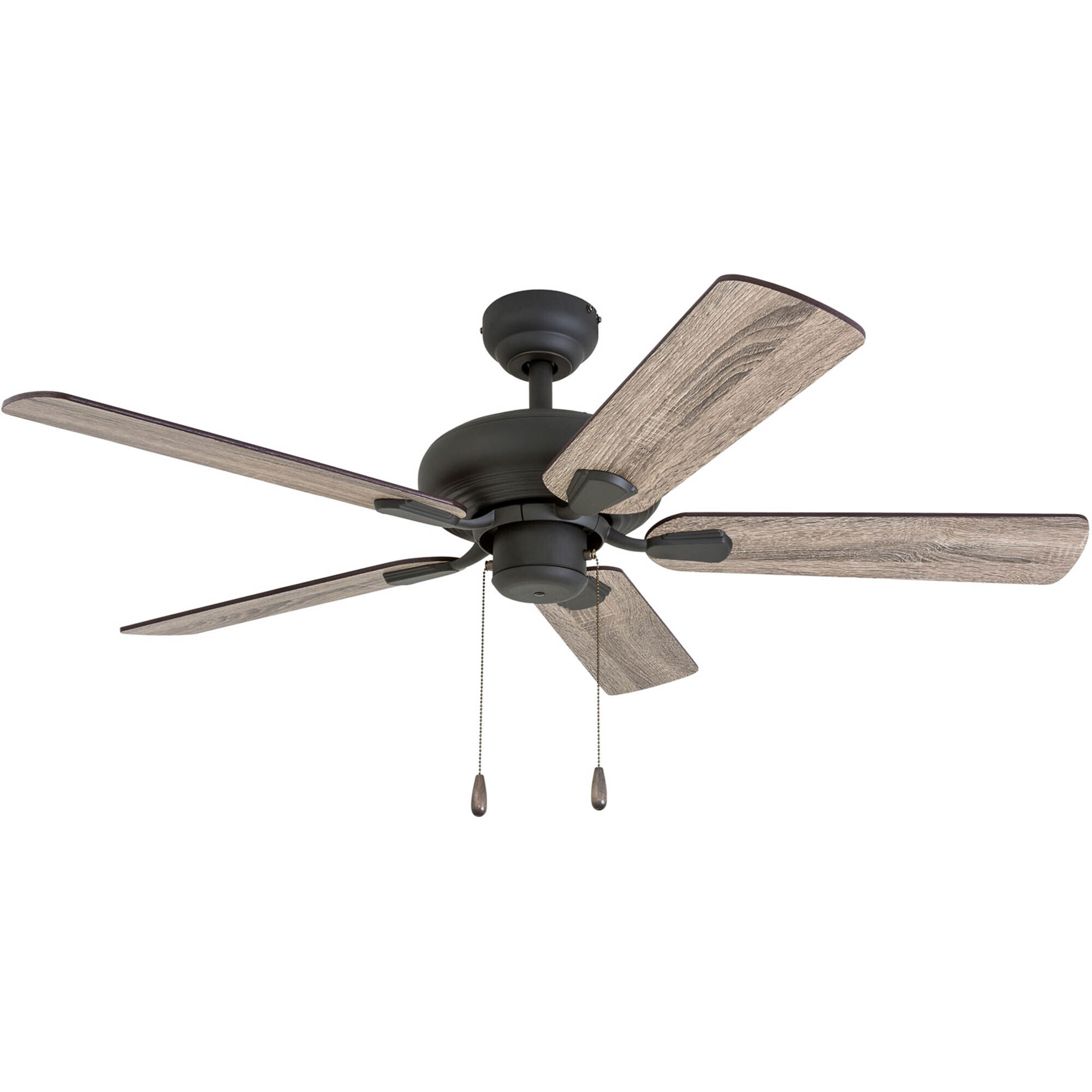 Prominence Home, 42in. Russwood Ceiling Fan, Bronze, Fan Diameter 42 in, Fan Blade Span 40-49 Air Delivery 3128 cfm, Model# 50587