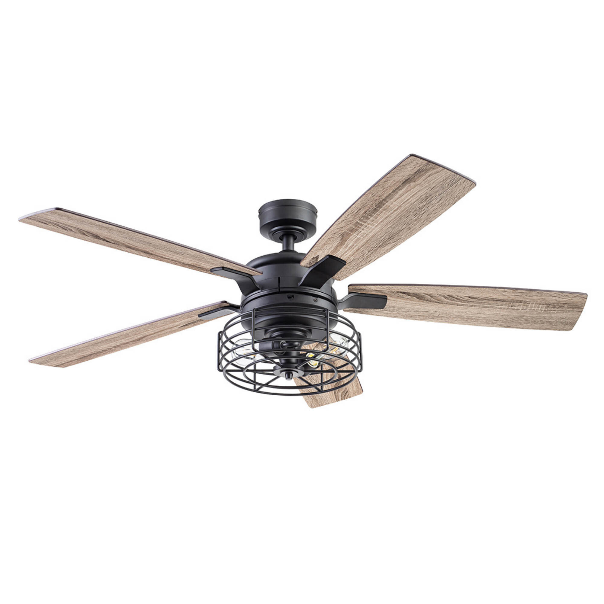 Honeywell, 52in. Cypher Remote Control Ceiling Fan Matte Black, Fan Diameter 52 in, Fan Blade Span 50-54 Model# 51485