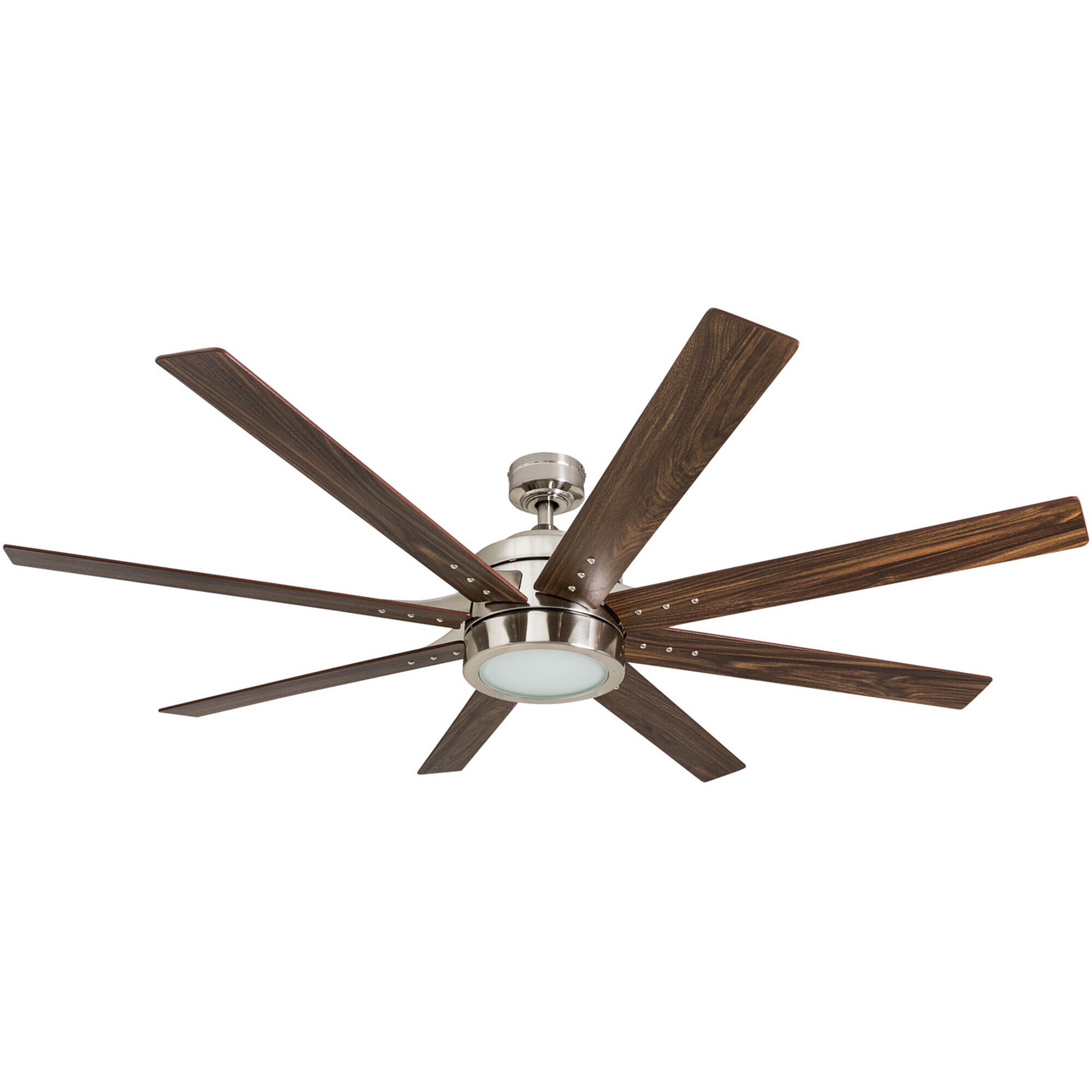 Prominence Home, 62in. Honeywell Xerxes Ceiling Fan Brushed Nickel, Fan Diameter 62 in, Fan Blade Span 60+, Air Delivery 4334 cfm, Model# 50608