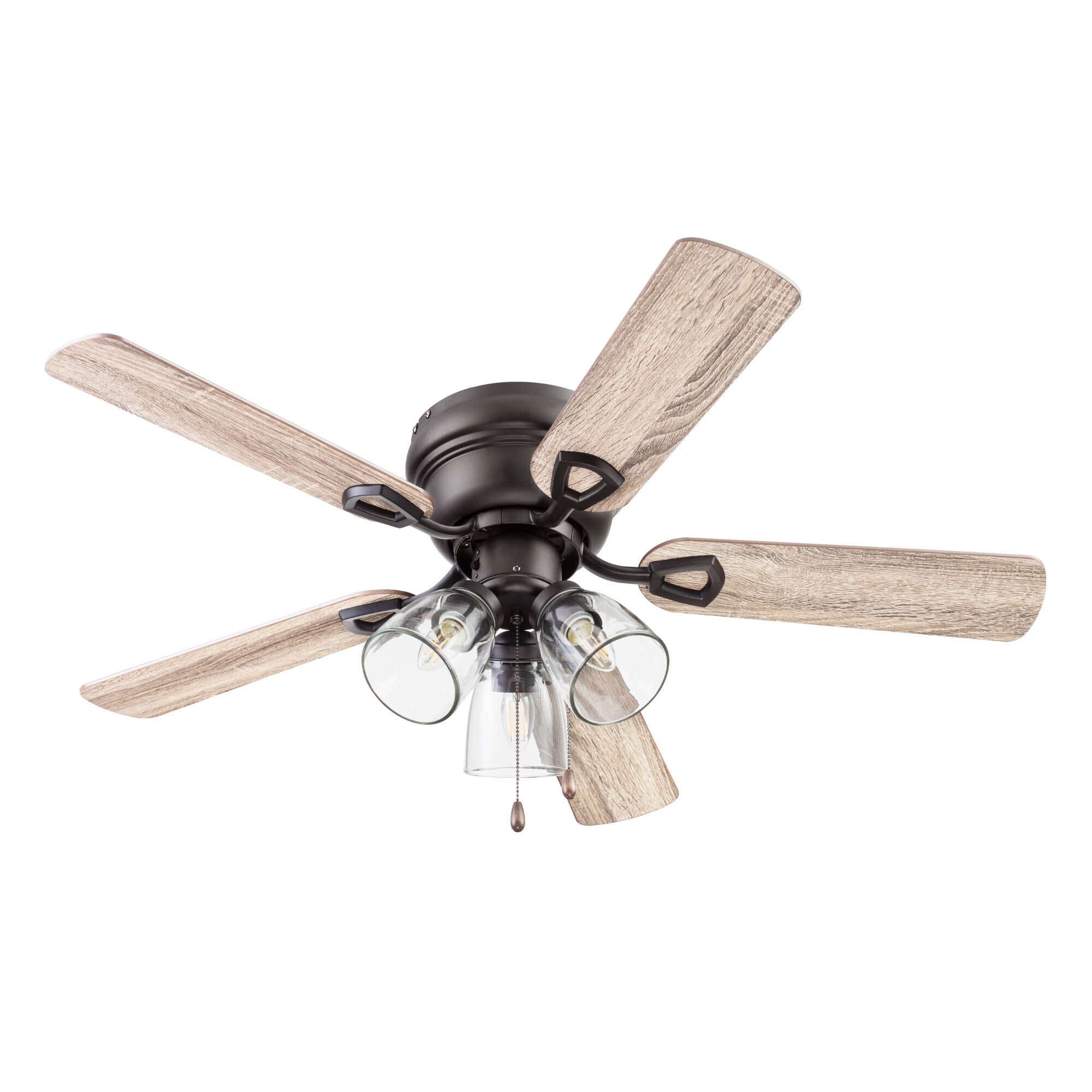 Portage Bay, 42in. Renton Ceiling Fan Light Espresso Bronze, Fan Diameter 42 in, Fan Blade Span 40-49 Air Delivery 2497 cfm, Model# 51436