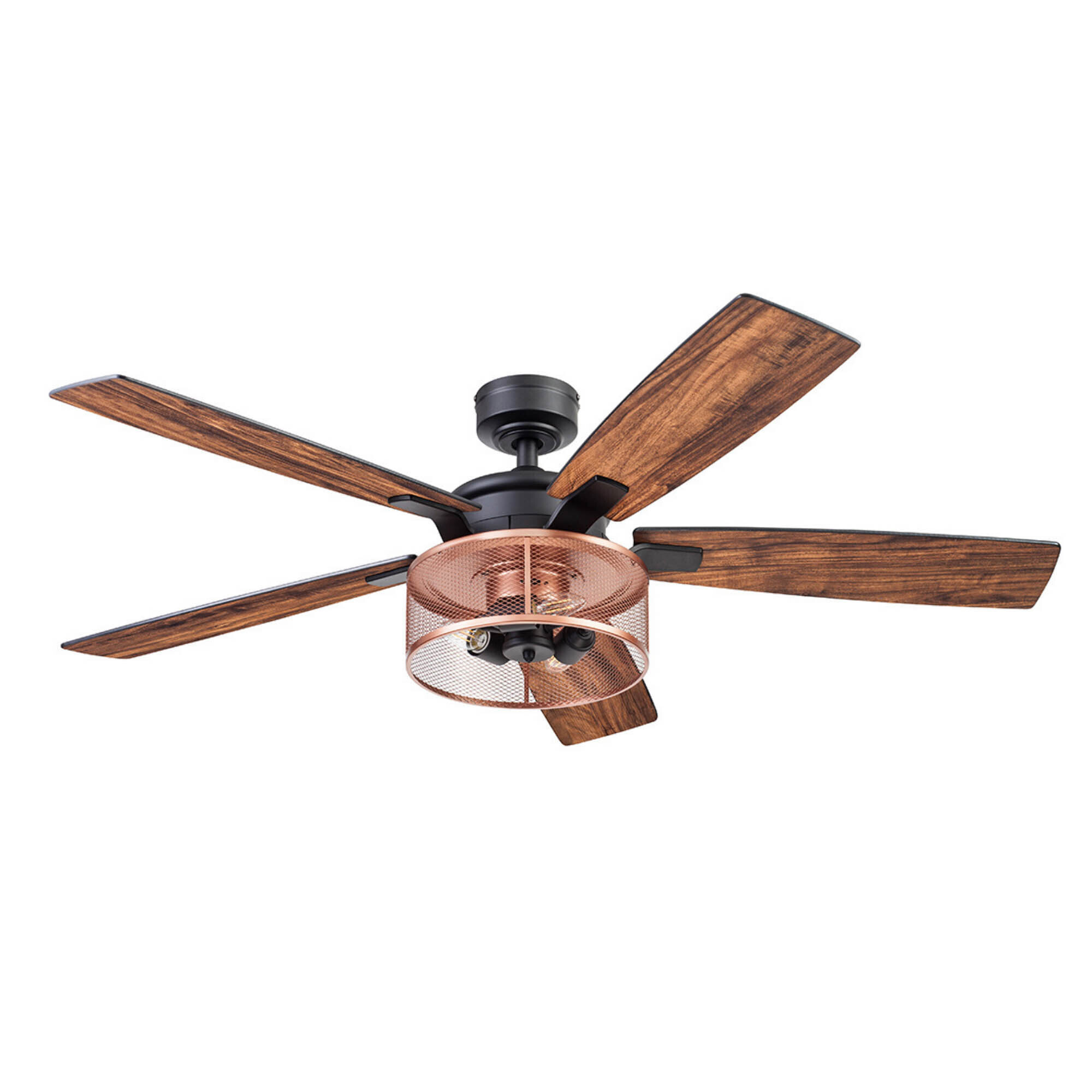 Honeywell, 52in. Honeywell Carnegie Ceiling Fan , Copper, Fan Diameter 52 in, Fan Blade Span 50-54 Model# 51459
