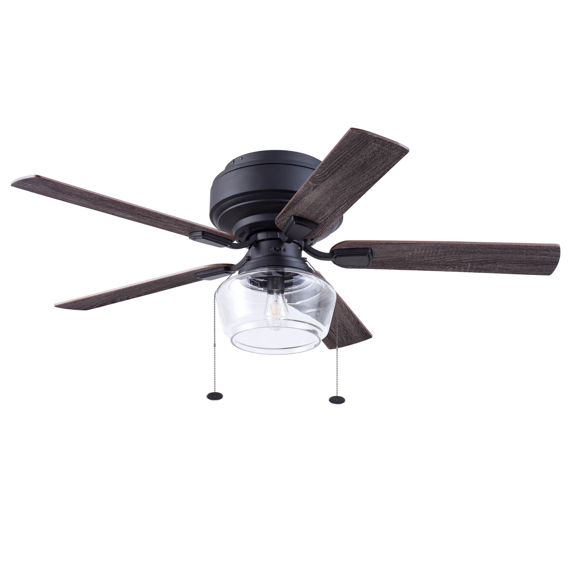 Prominence Home, 52in. MaCenna Classic Ceiling Fan Light Matte Black, Fan Diameter 52 in, Fan Blade Span 50-54 Air Delivery 4452 cfm, Model# 51663