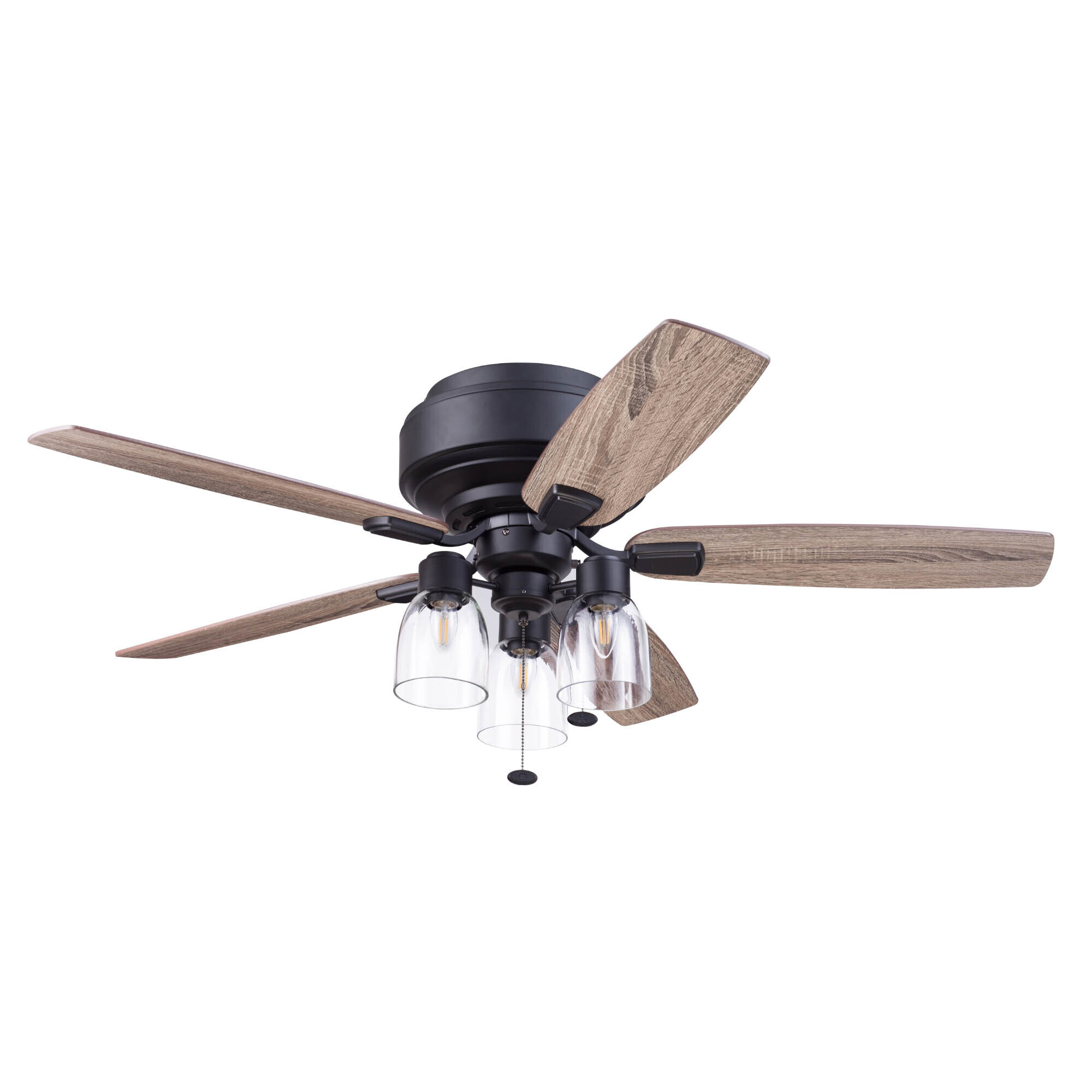 Prominence Home, 52in. Magonia Classic Ceiling Fan Light Matte Black, Fan Diameter 52 in, Fan Blade Span 50-54 Air Delivery 4452 cfm, Model# 51670