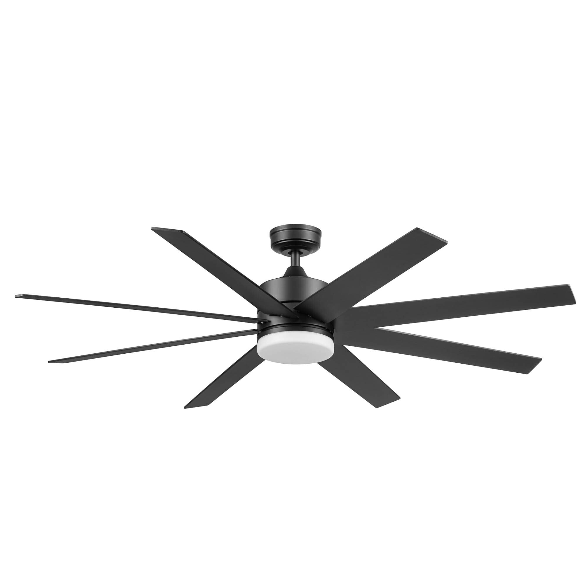 Prominence Home, HW Kildee 62in. CCT Damp Black 8 Blade, Fan Diameter 62 in, Fan Blade Span 60+, Air Delivery 5934 cfm, Model# 53002