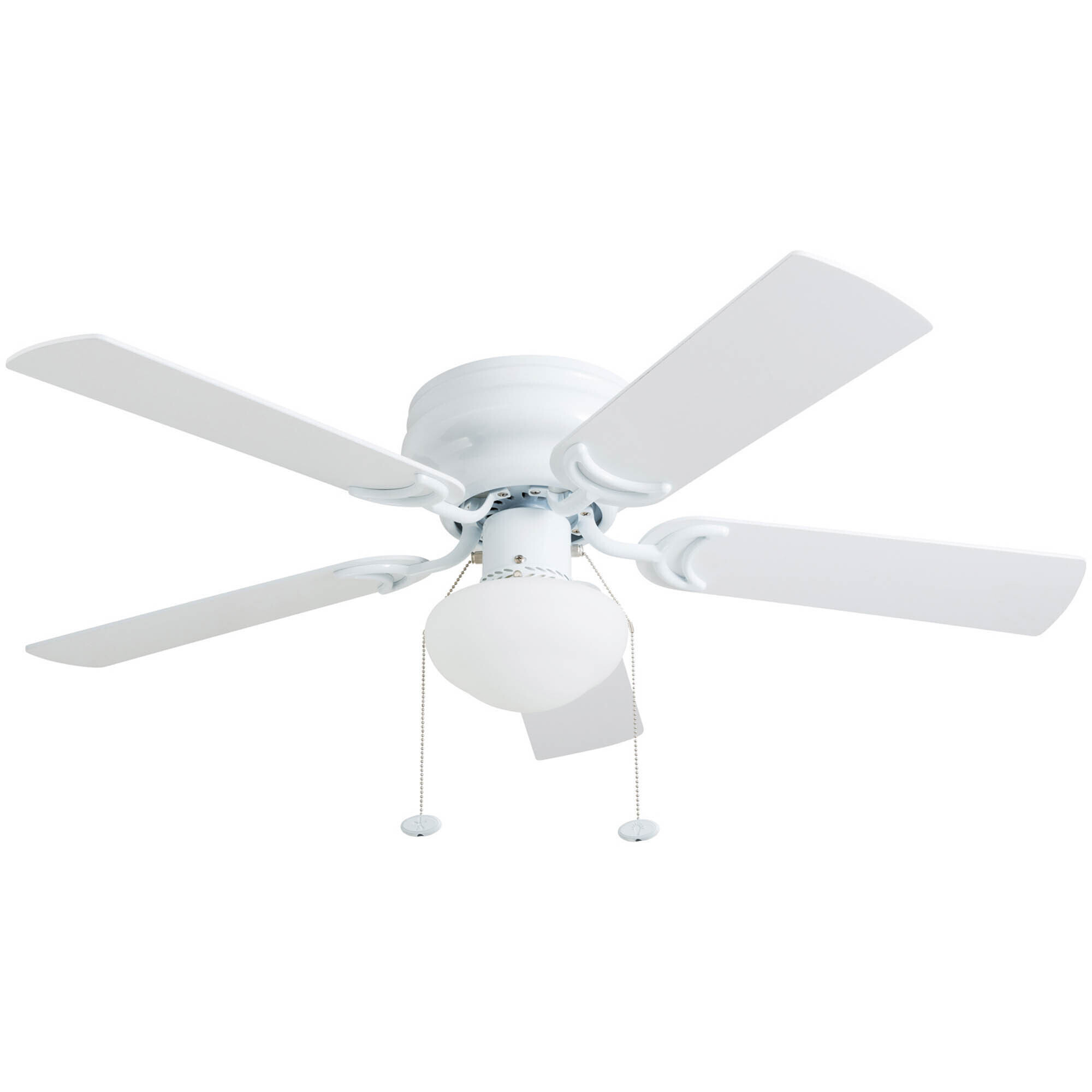 Prominence Home, 42in. Alvina Low Profile Ceiling Fan LED, White, Fan Diameter 42 in, Fan Blade Span 40-49 Air Delivery 0 cfm, Model# 80092