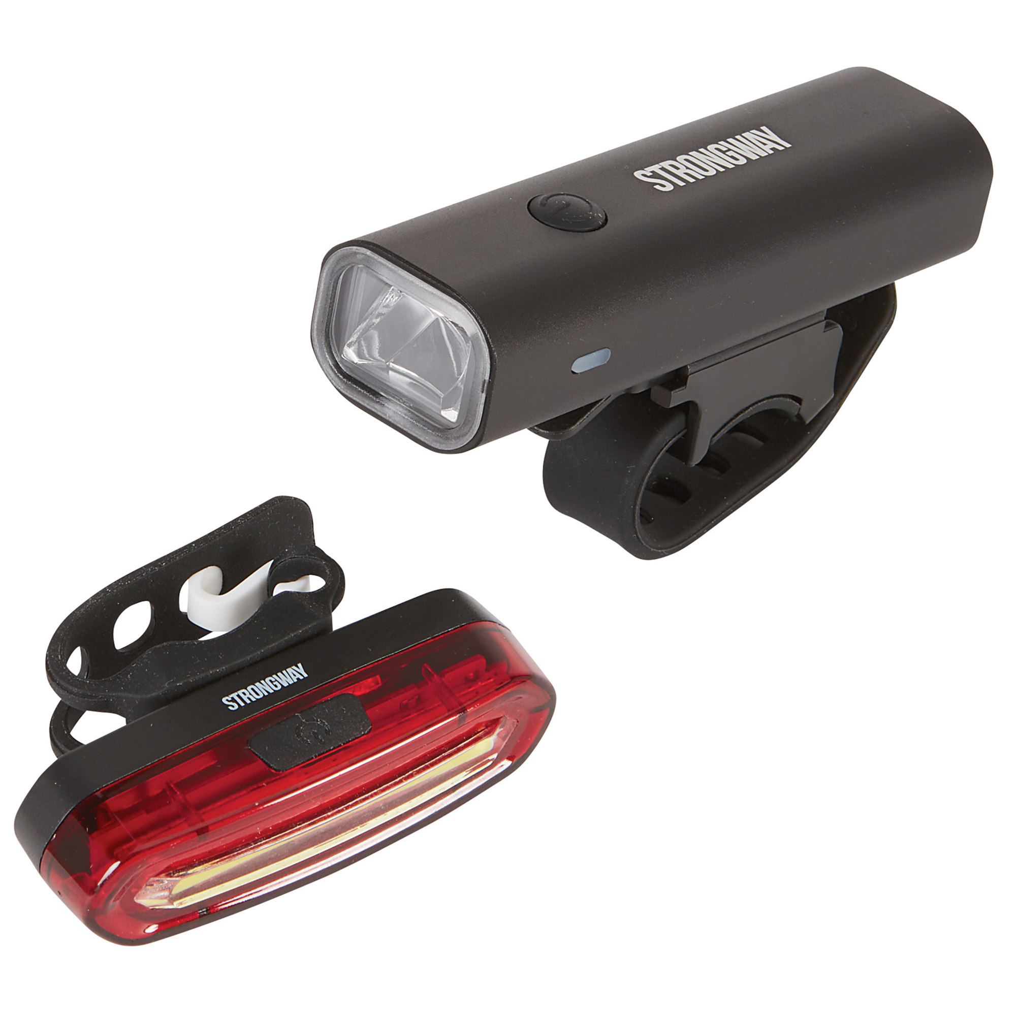 Strongway Rechargeable LED Bike Light Kit, 260 Lumens