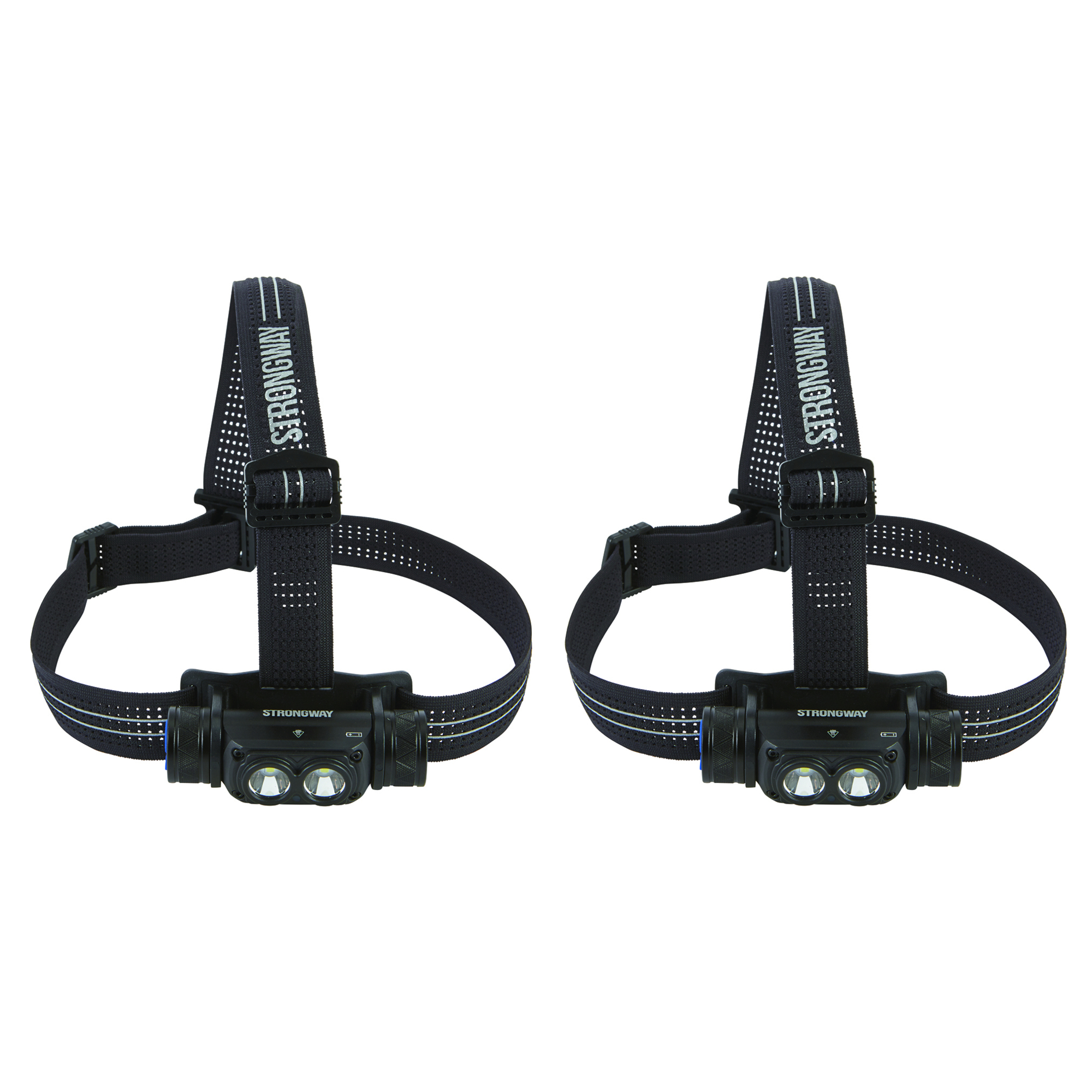 Strongway High-Power Rechargeable LED Headlamp, 2-Pk., 1000 Lumens