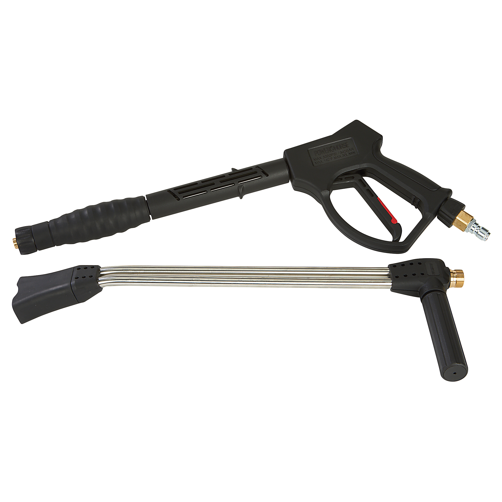Powerhorse Long Spray Gun/Dual Lance Kit, 42.77in., 5000 PSI, 8 GPM