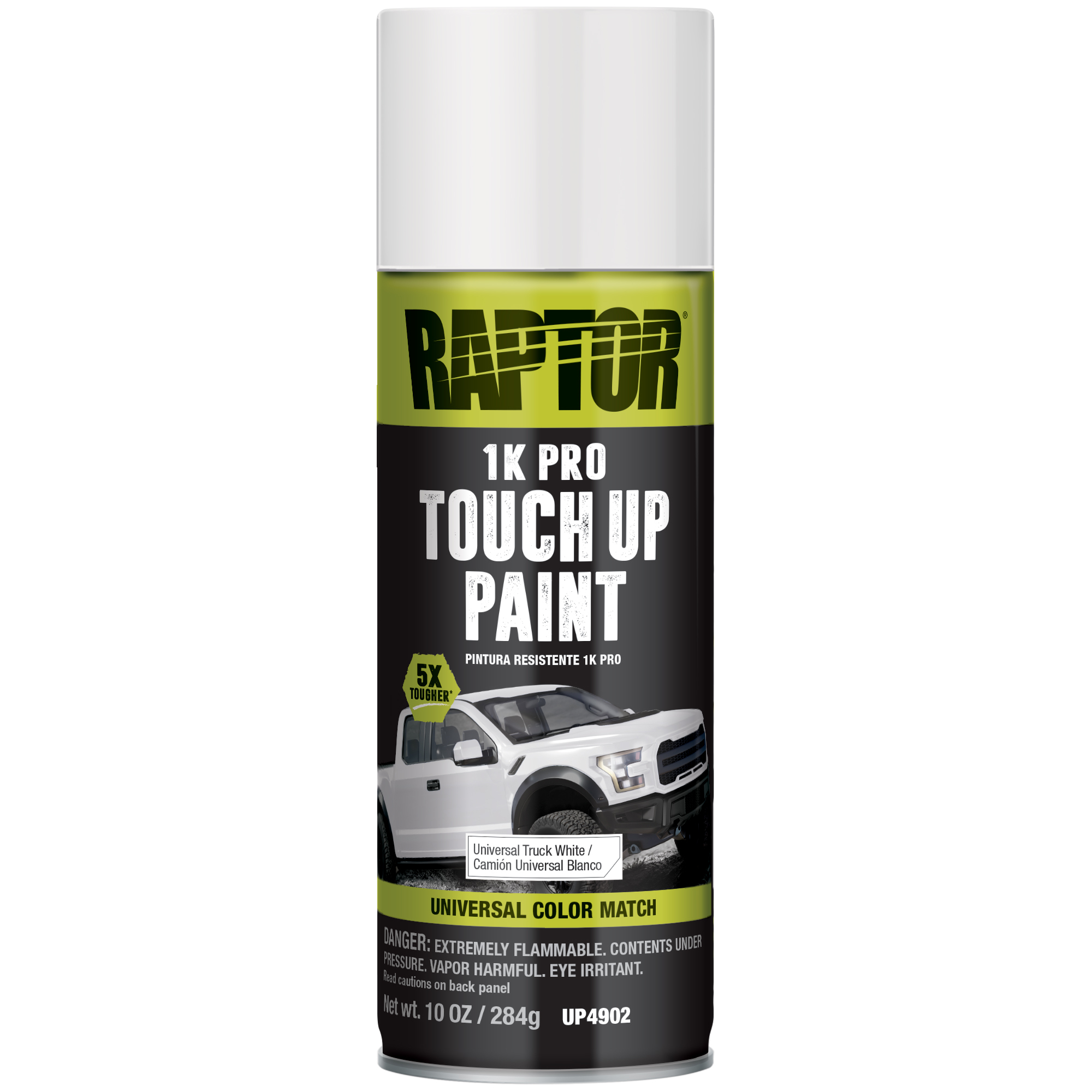 Raptor Touch Up Paint — Universal White, 1K Professional Grade, 12 Pcs, Model# UP4902