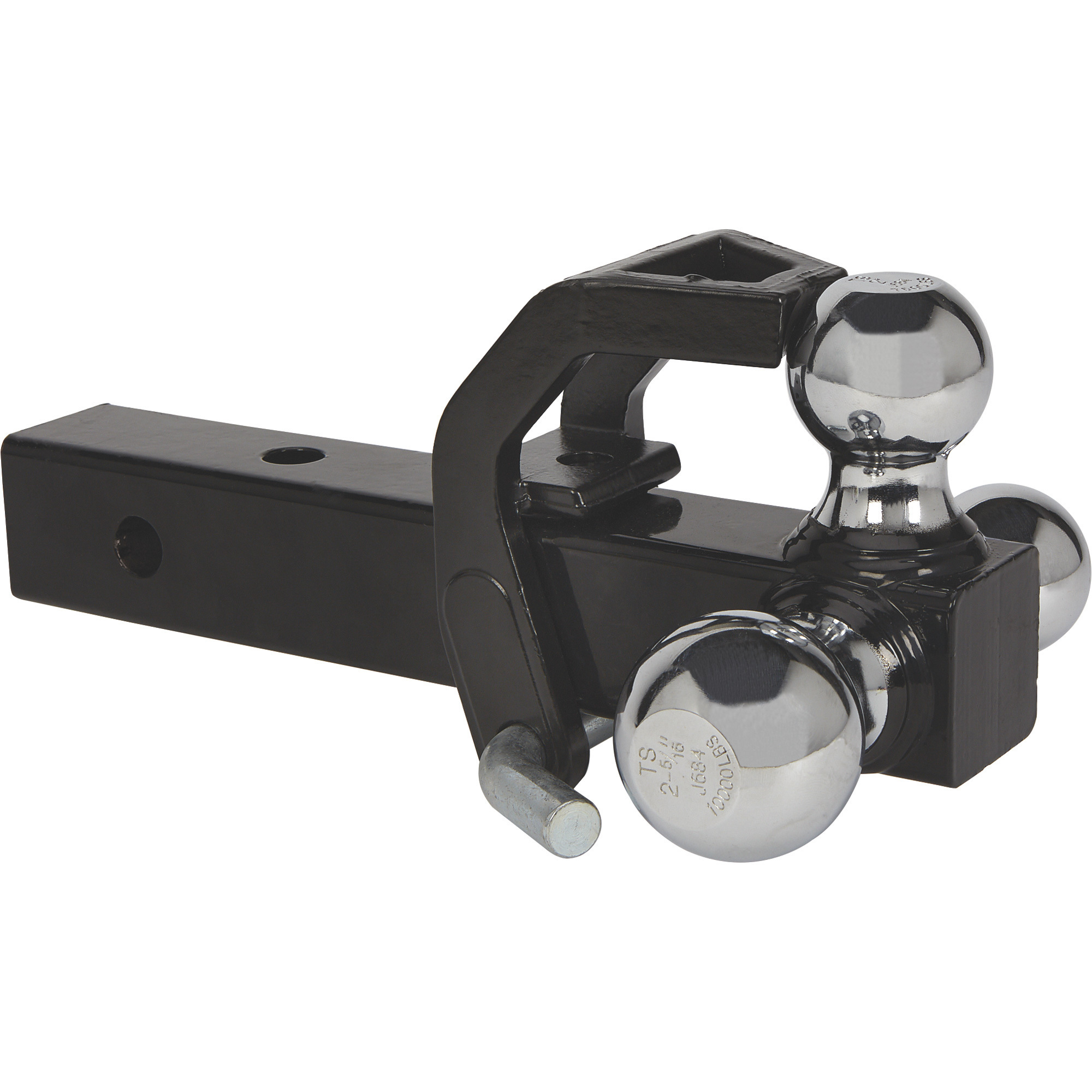 Ultra-Tow Tri-Ball Mount with Pintle Hook, Class IV, 10,000-Lb. Tow Weight