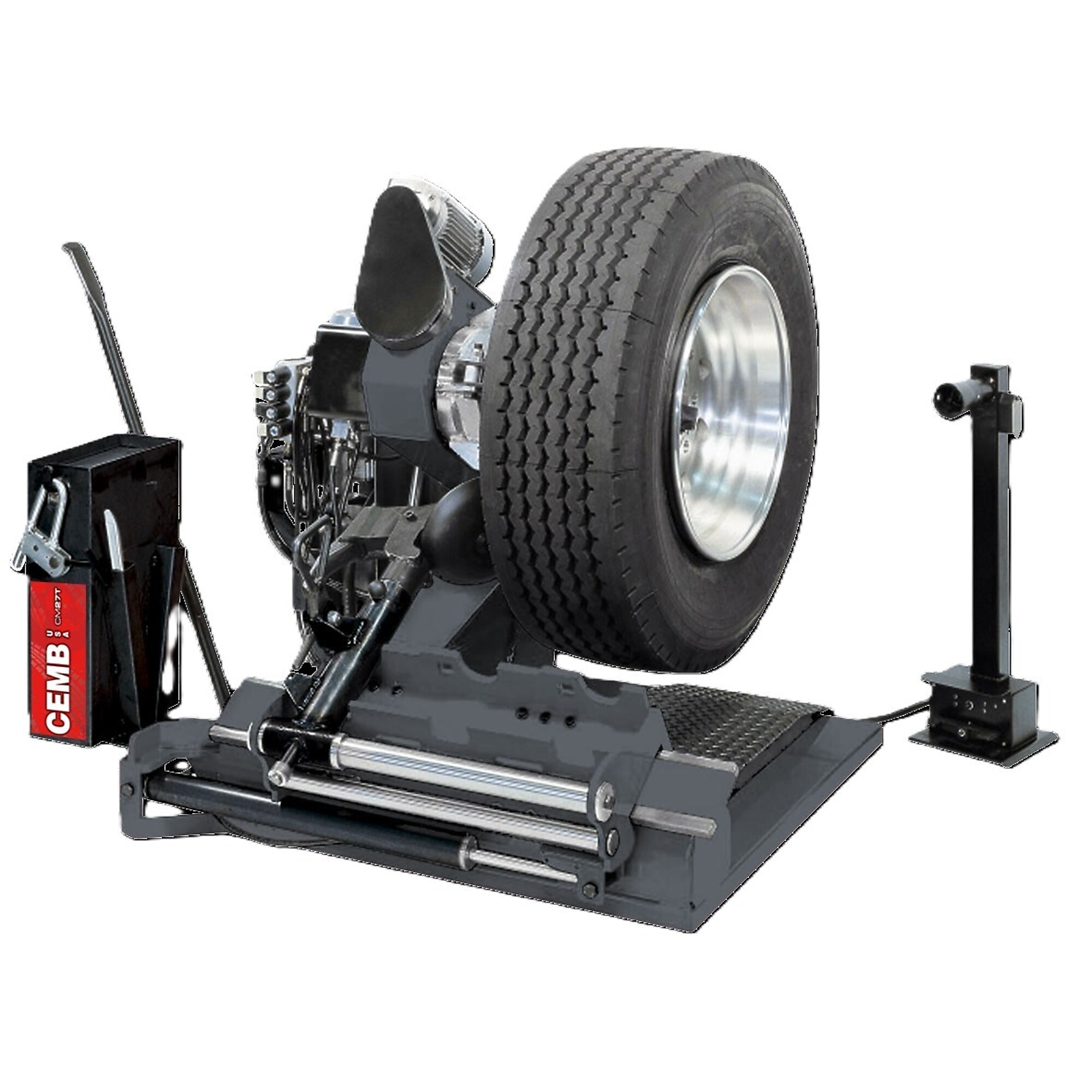 CEMB, Truck/Bus Heavy-Duty Tire Changer, Power Type Electric, Control Type Remote Stand, Volts 230 Model# CM27T