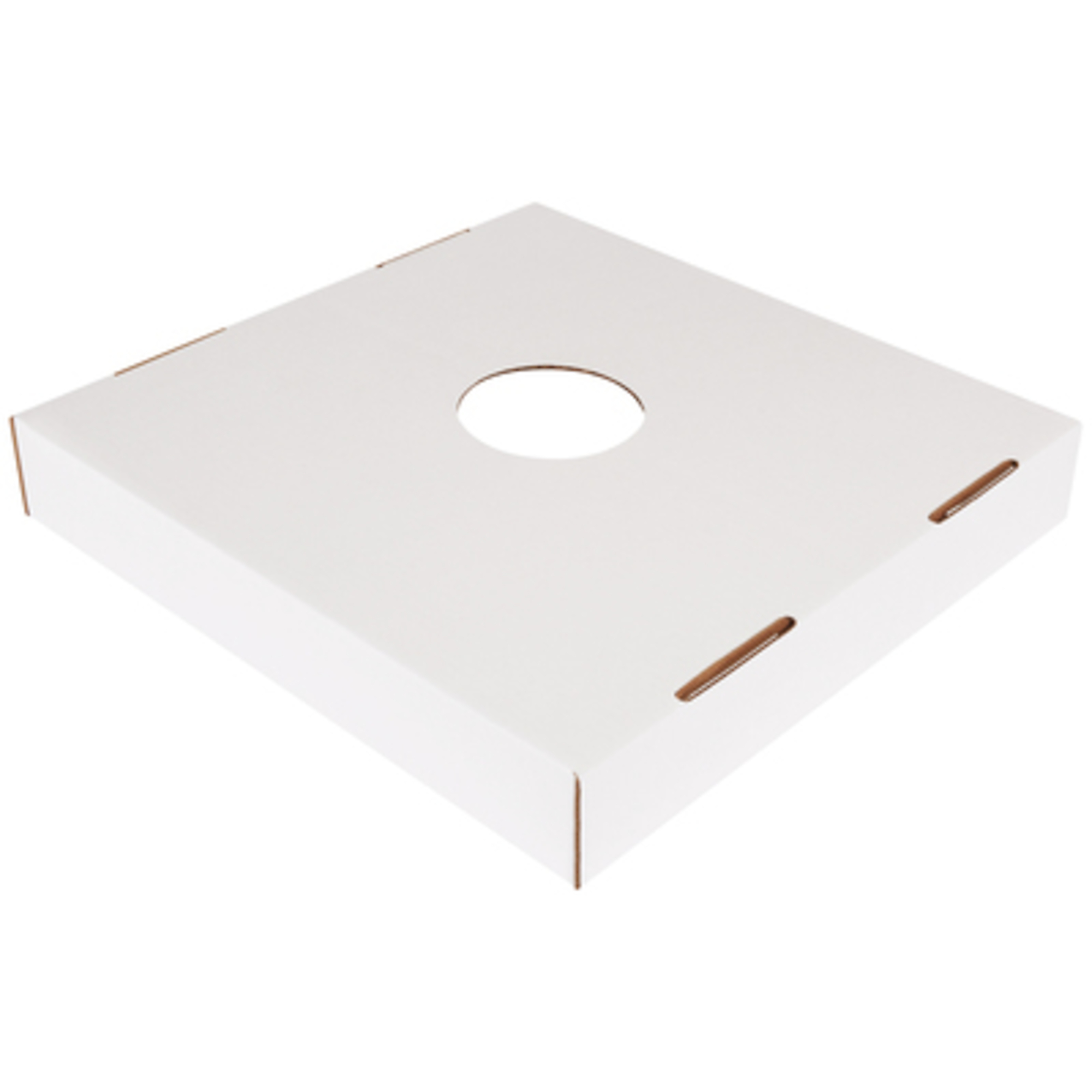 Corrugated TC Lid with Hole - 40 and 50 G 10/CS, Model# CRRLIDHOLE